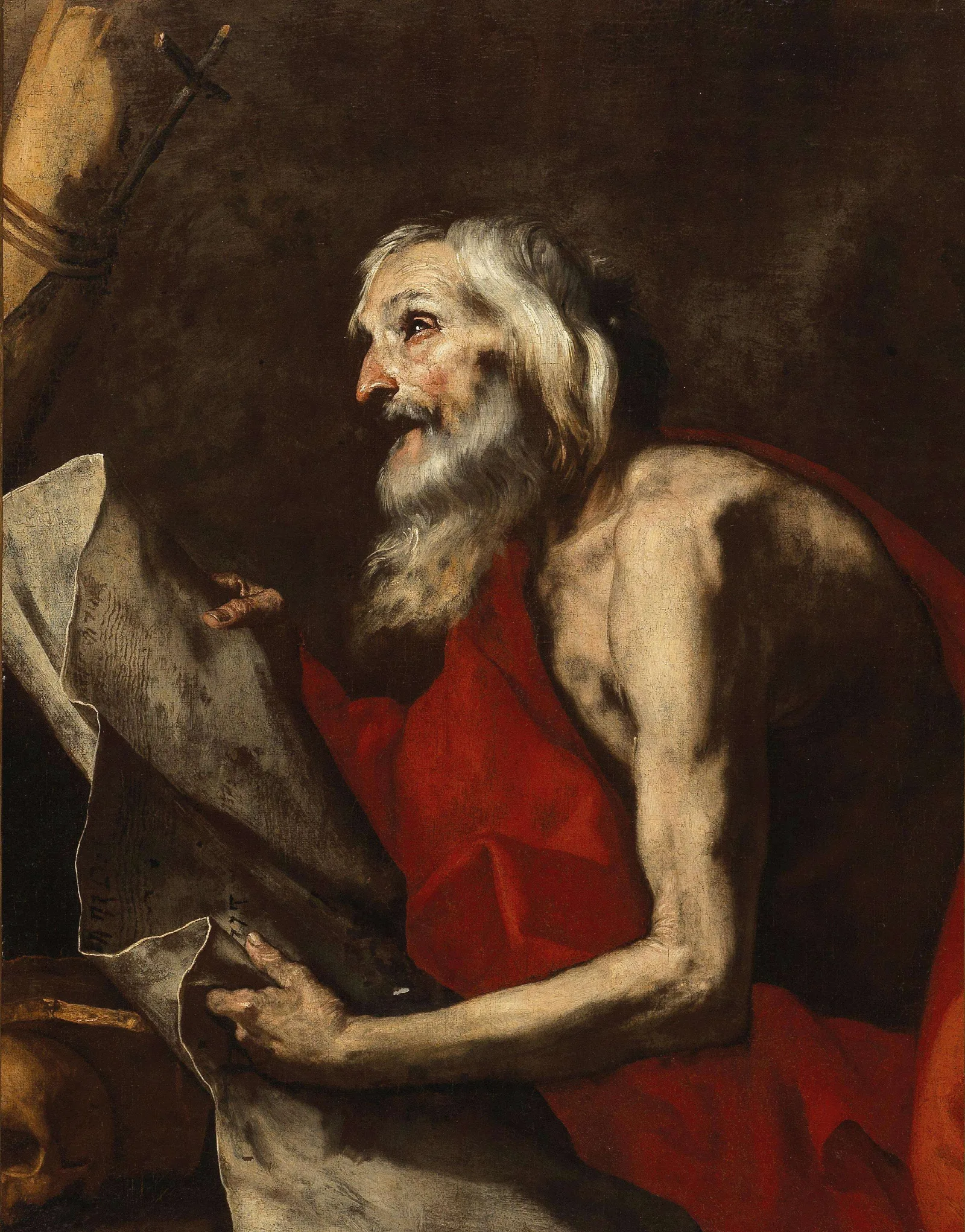 Saint Jerome 2 Wall Art by Jusepe de Ribera - Canvas Print