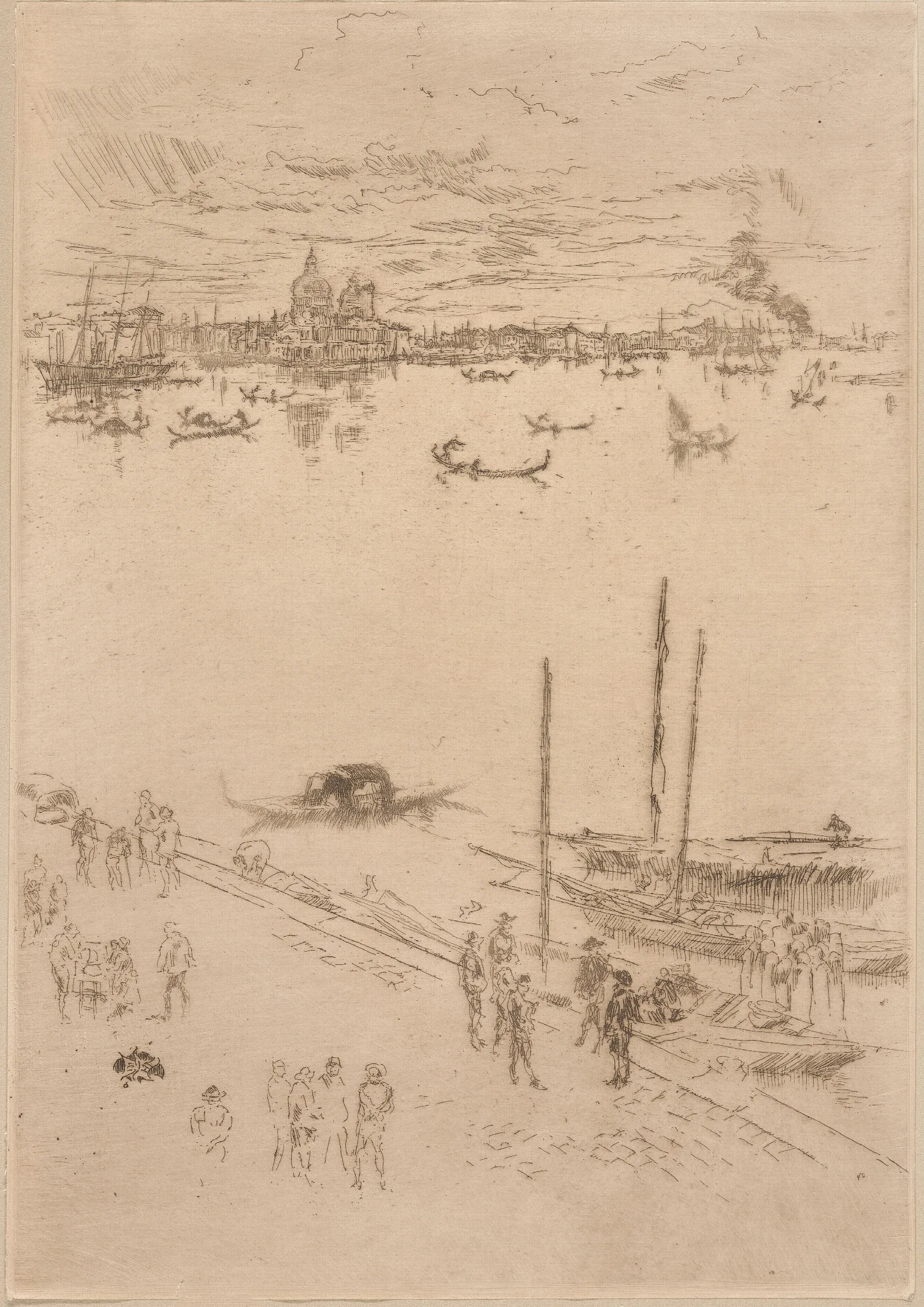 Upright Venice 2 Wall Art by James Abbott McNeill Whistler - Canvas Print