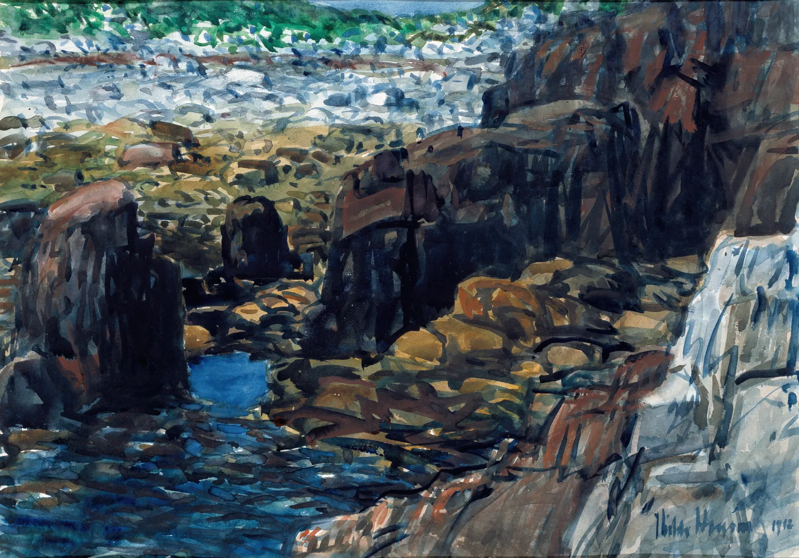 Appledore No 2 Wall Art by Childe Hassam - Canvas Print