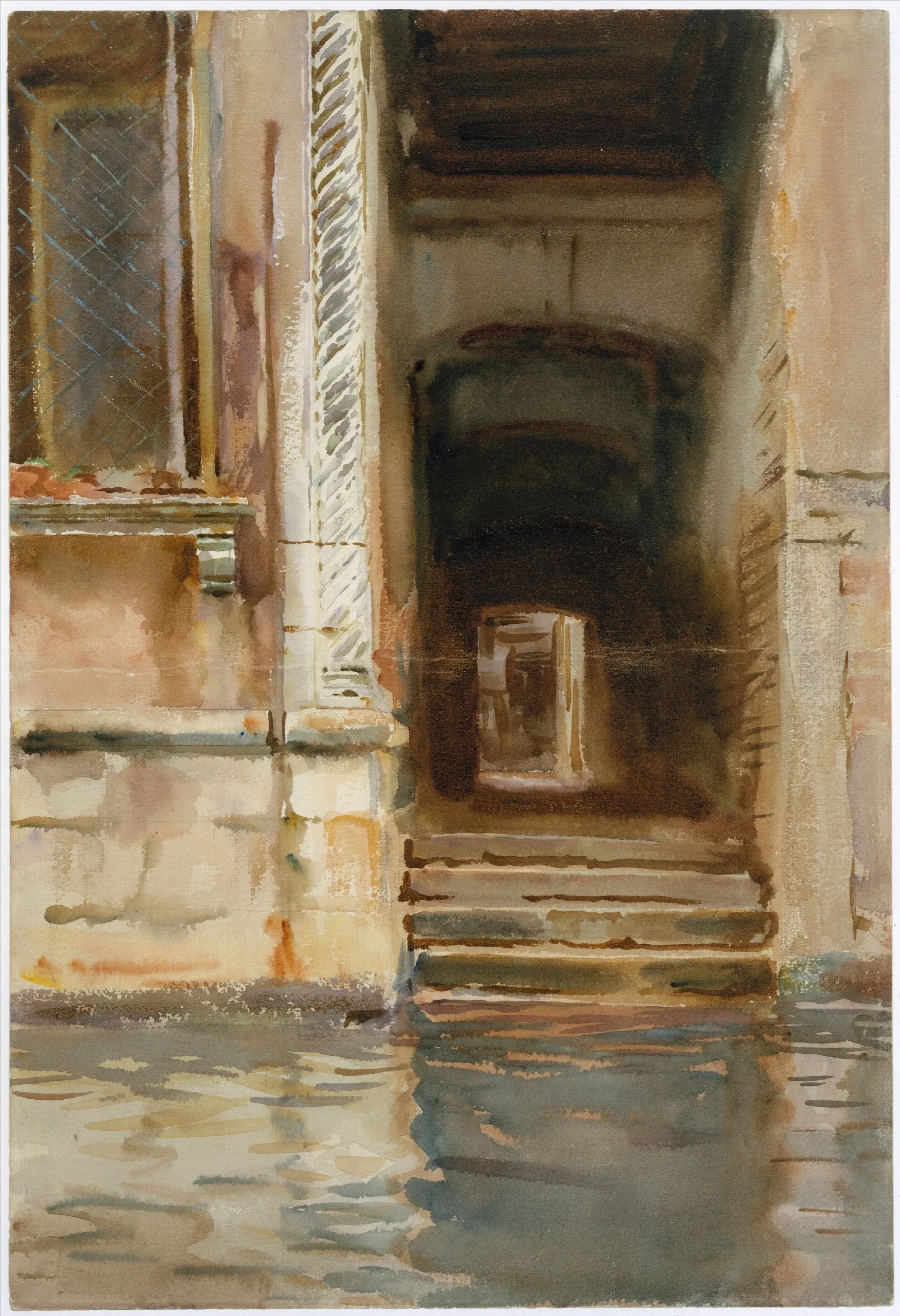 Venetian Passageway Wall Art by John Singer Sargent - Canvas Print