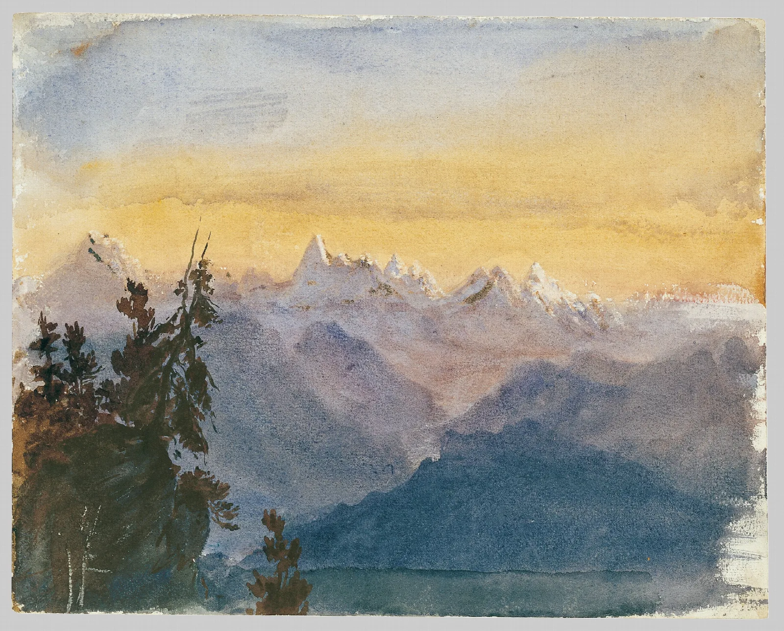View From Mount Pilatus Wall Art by John Singer Sargent - Canvas Print