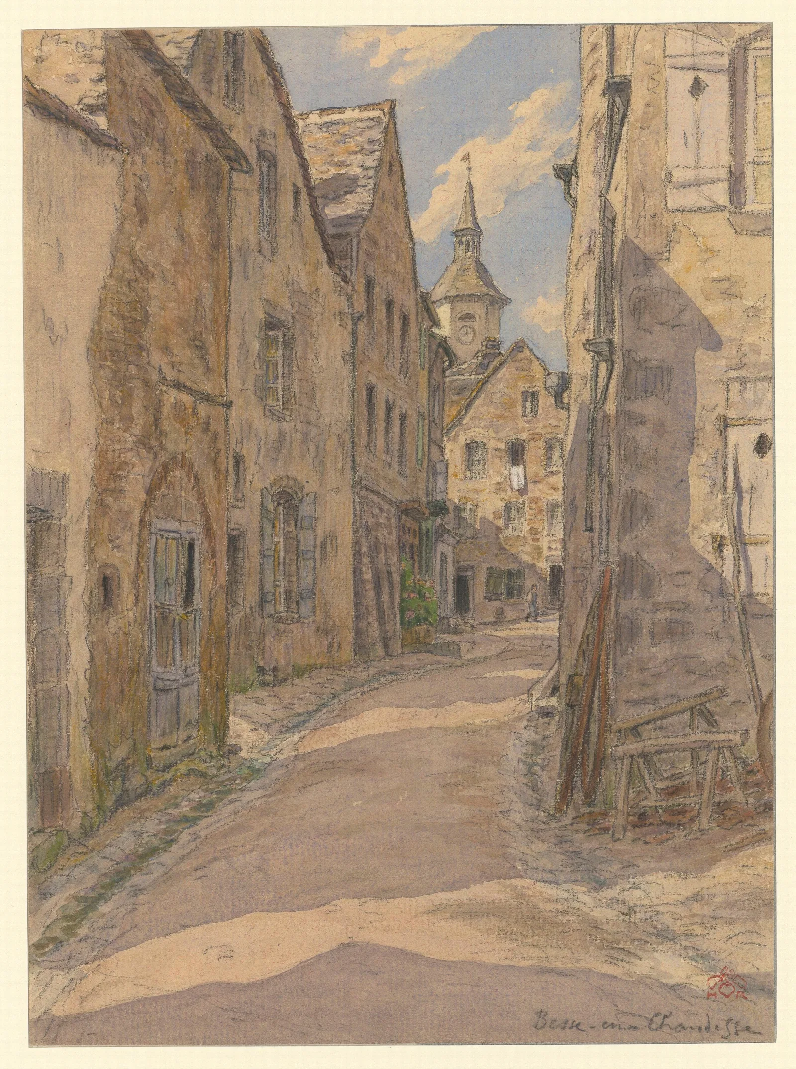 Besse En Chandesse 8 Wall Art by Henri Rivière - Canvas Print