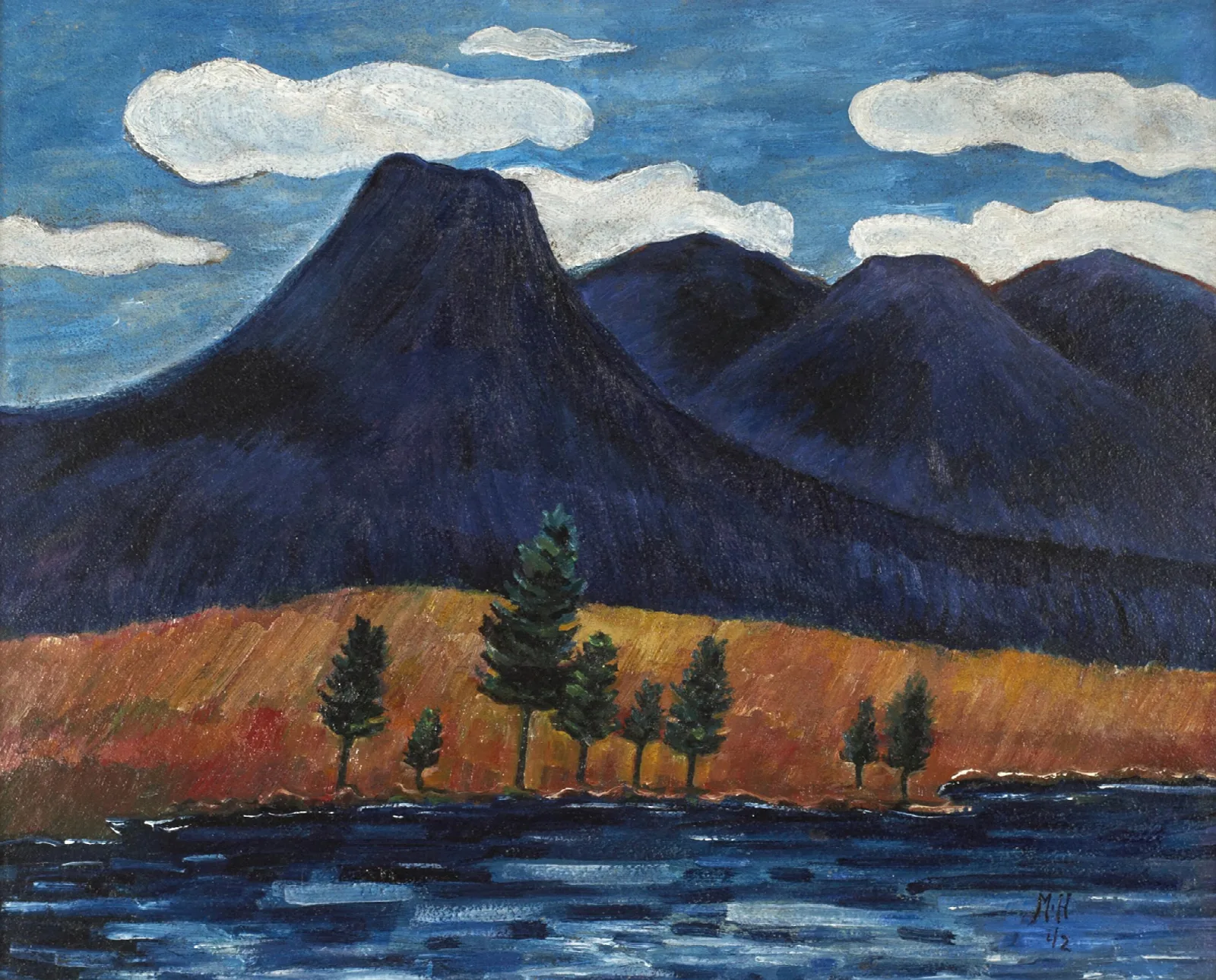 Blue Landscape 2 Wall Art by Marsden Hartley - Canvas Print