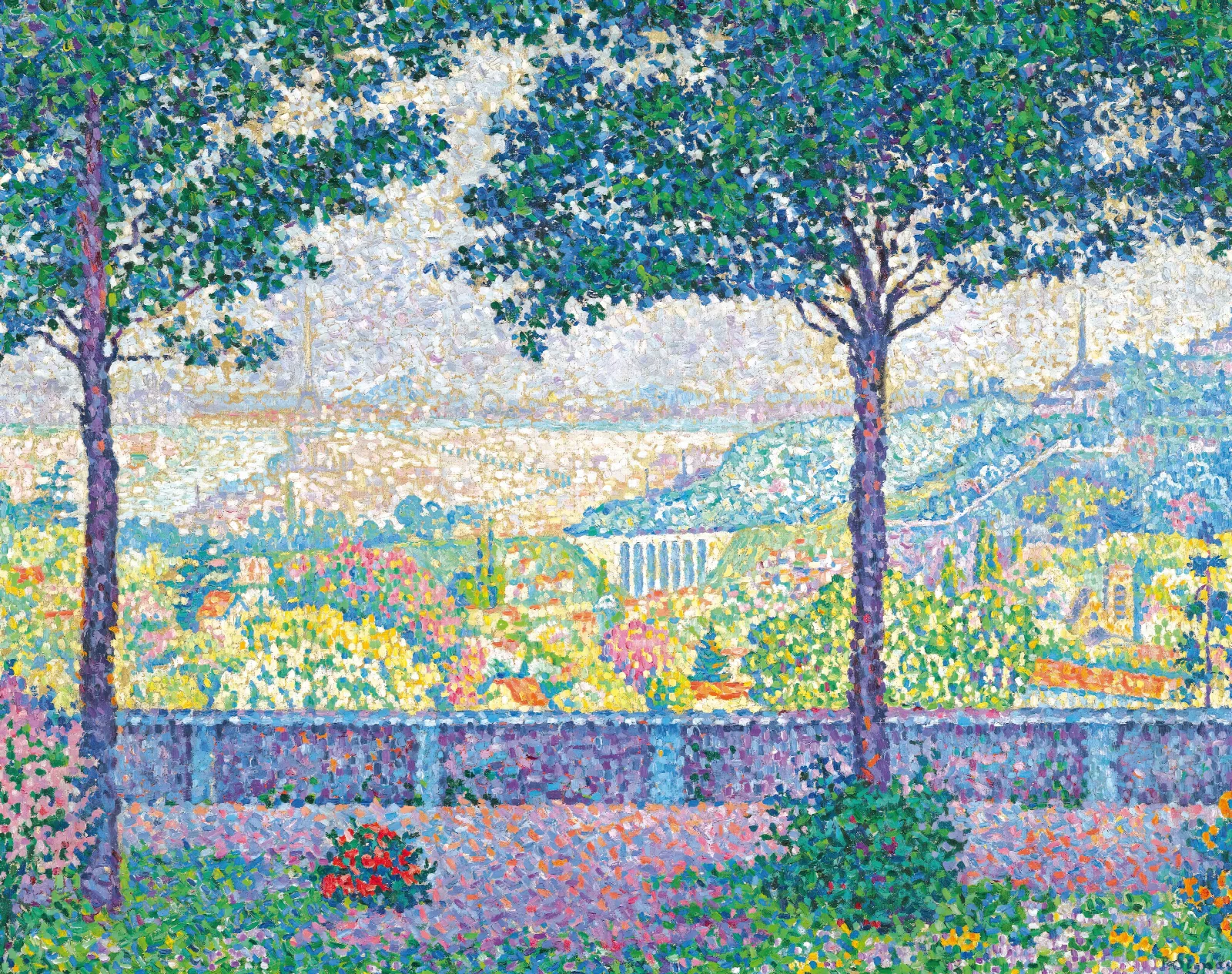 Terrasse De Meudon Wall Art by Paul Signac - Canvas Print