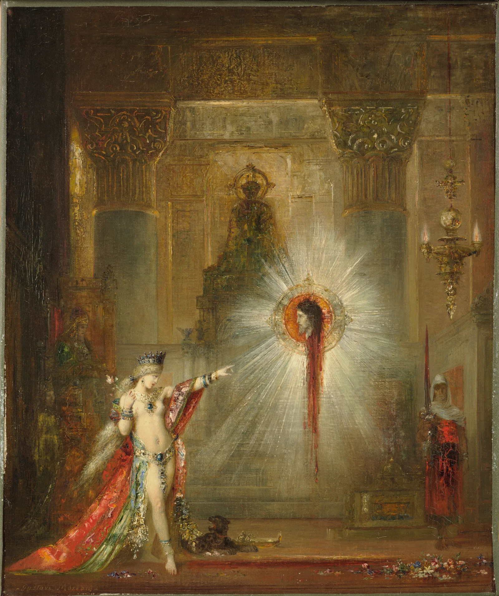 The Apparition Wall Art by Gustave Moreau - Canvas Print