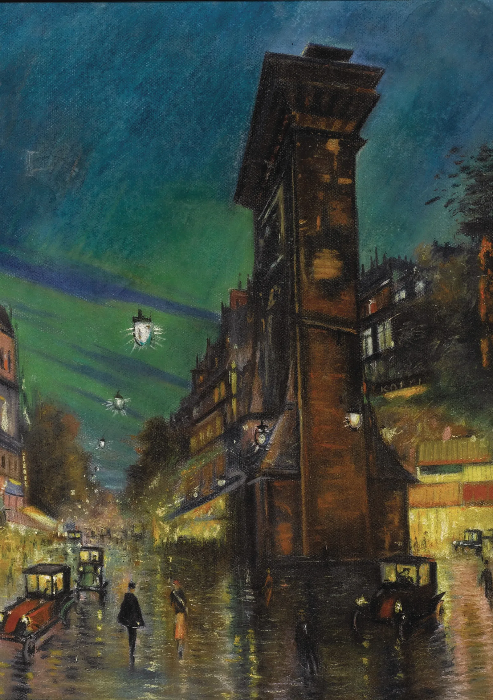 Cityscape Wall Art by Konstantin Alexeevich Korovin - Canvas Print