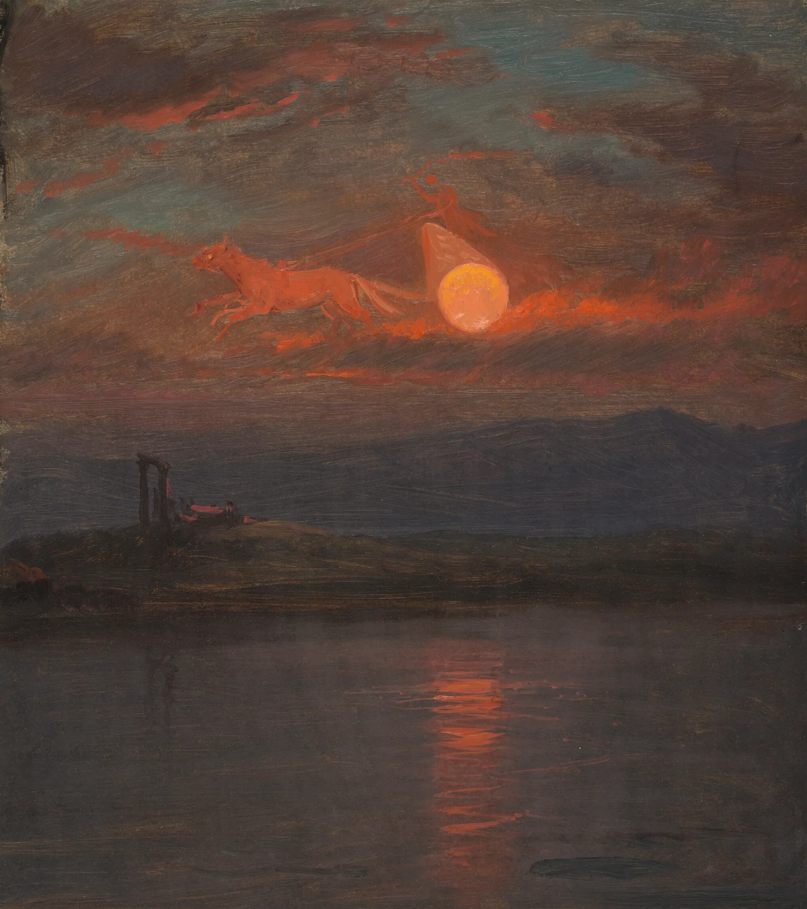 The Chariot Of The Sun Fantasy Wall Art by Frederic Edwin Church - Canvas Print