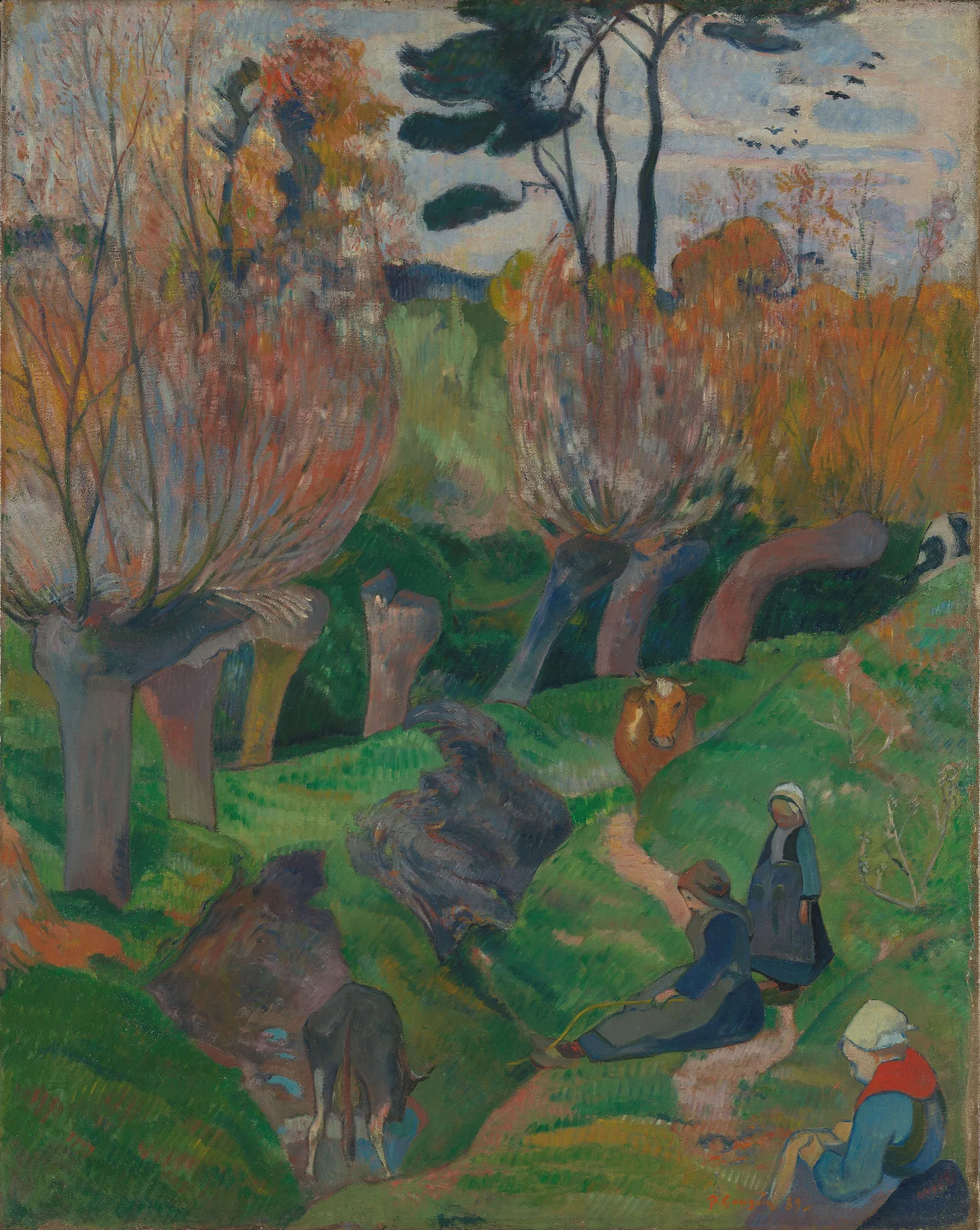 Landscape 141 Wall Art by Paul Gauguin - Canvas Print