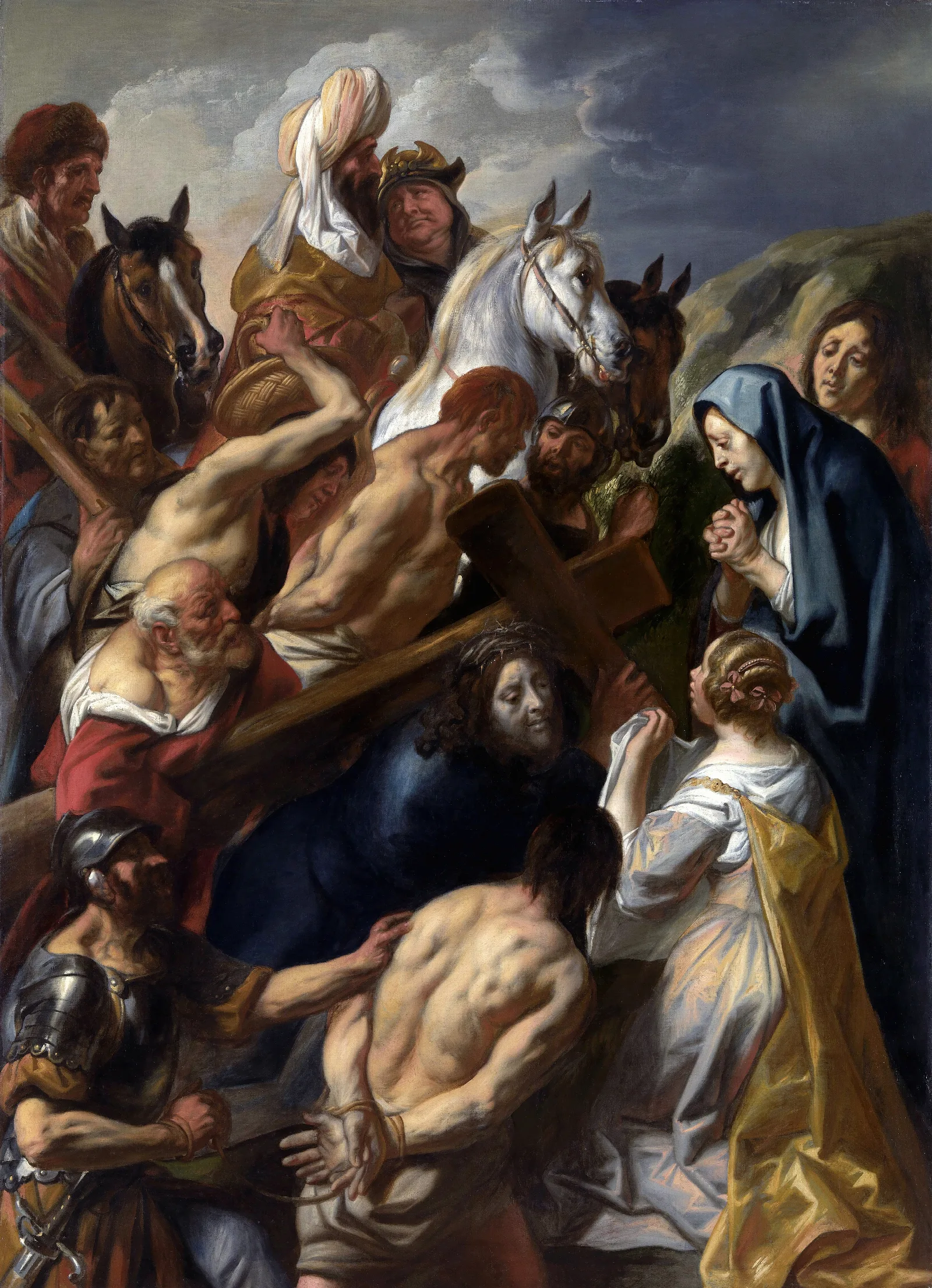 The Carrying Of The Cross Wall Art by Jacob Jordaens - Canvas Print