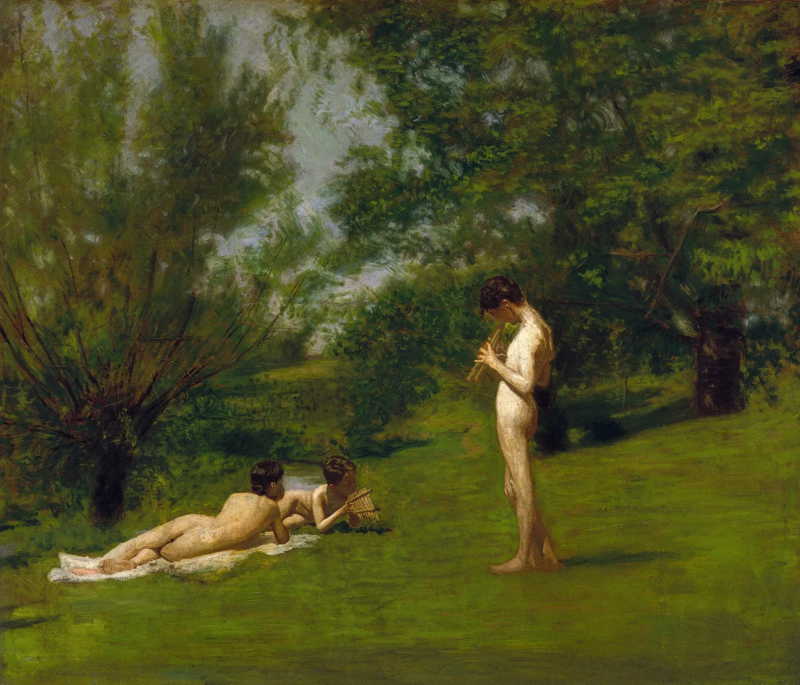 Arcadia Wall Art by Thomas Eakins - Canvas Print