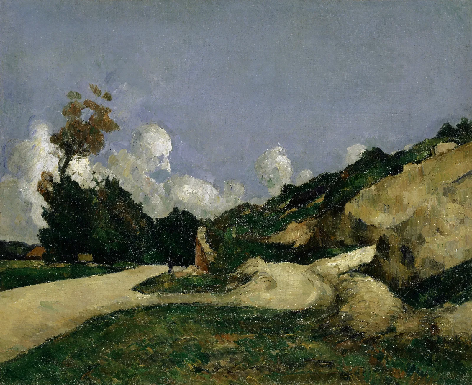The Road Wall Art by Paul Cézanne - Canvas Print