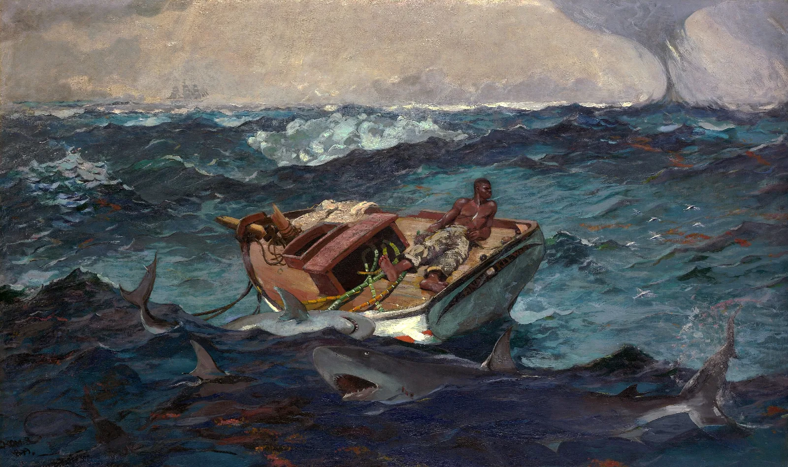 The Gulf Stream Wall Art by Winslow Homer - Canvas Print