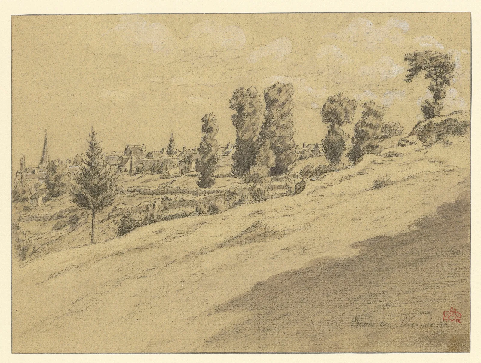 Besse En Chandesse 5 Wall Art by Henri Rivière - Canvas Print