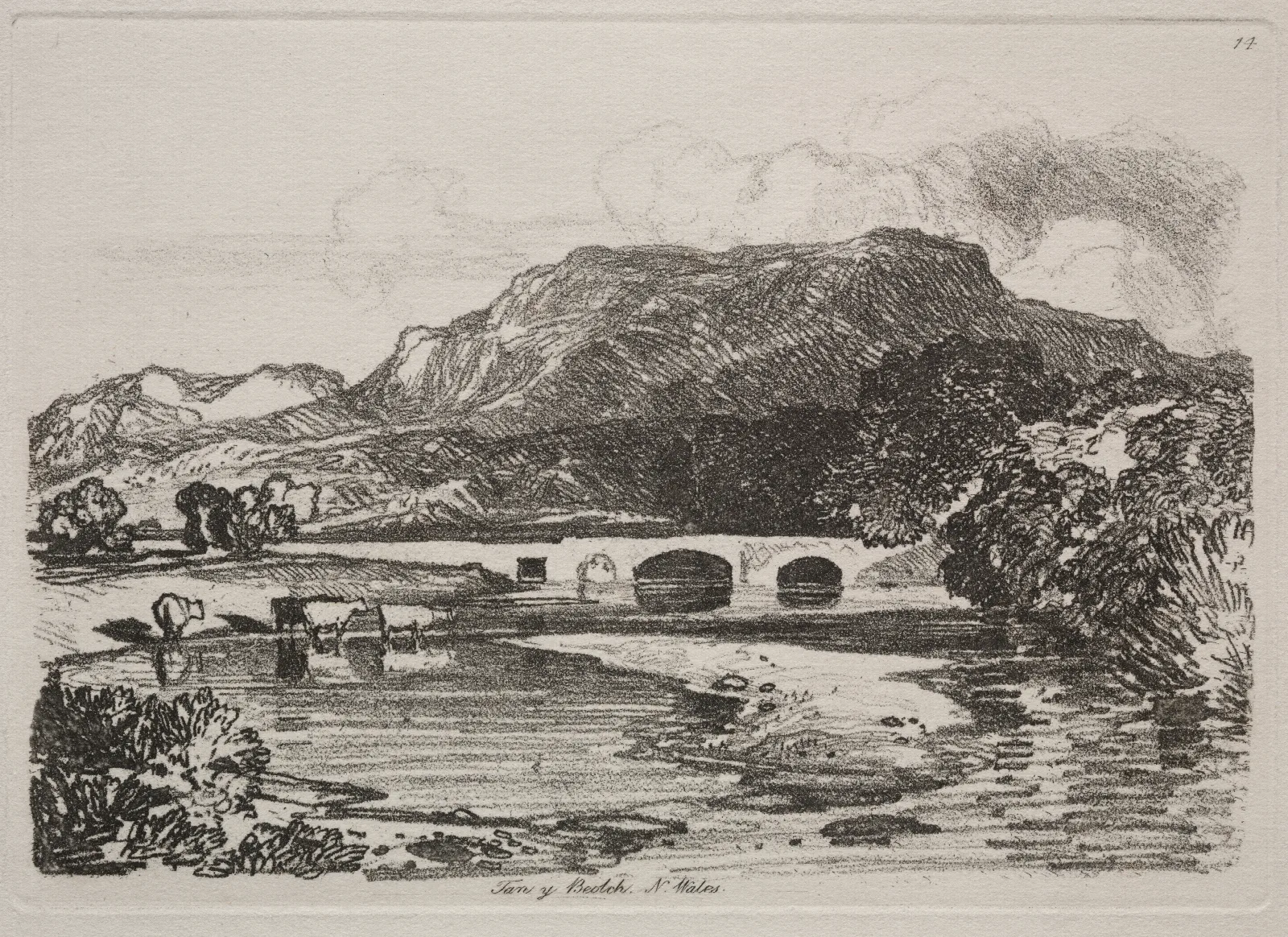 Tan Y Beolch North Wales Wall Art by John Sell Cotman - Canvas Print