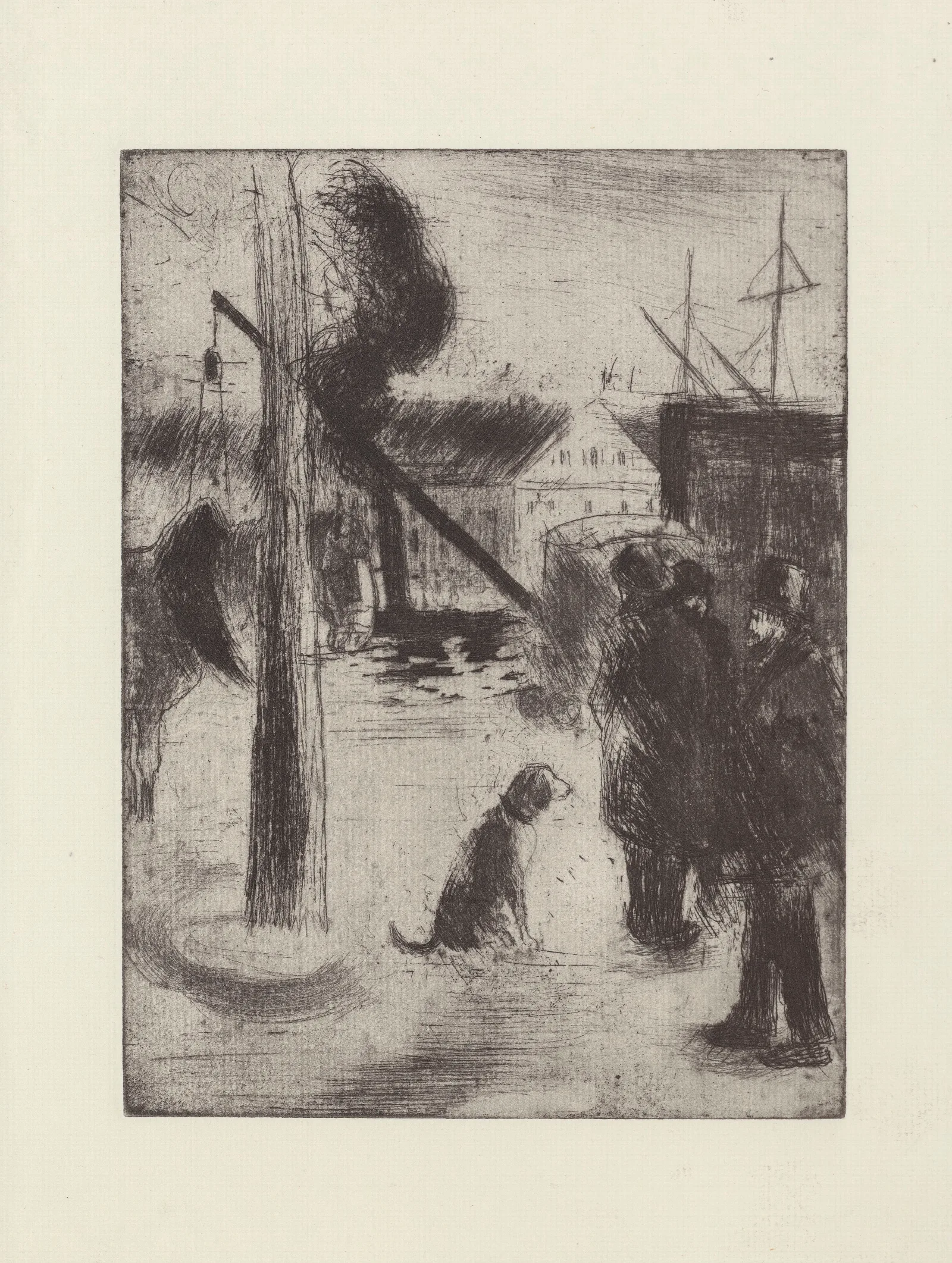 Cours Boieldieu Rouen Wall Art by Camille Pissarro - Canvas Print