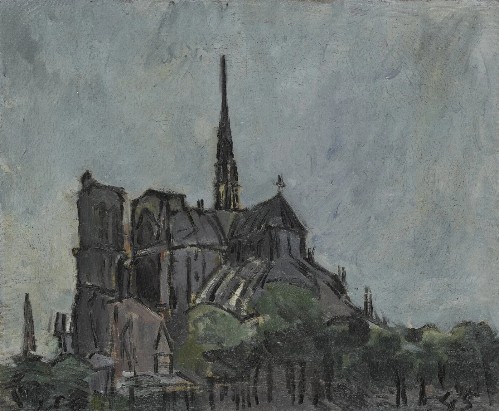 Notre Dame 6 Wall Art by Joaquín Torres-García - Canvas Print