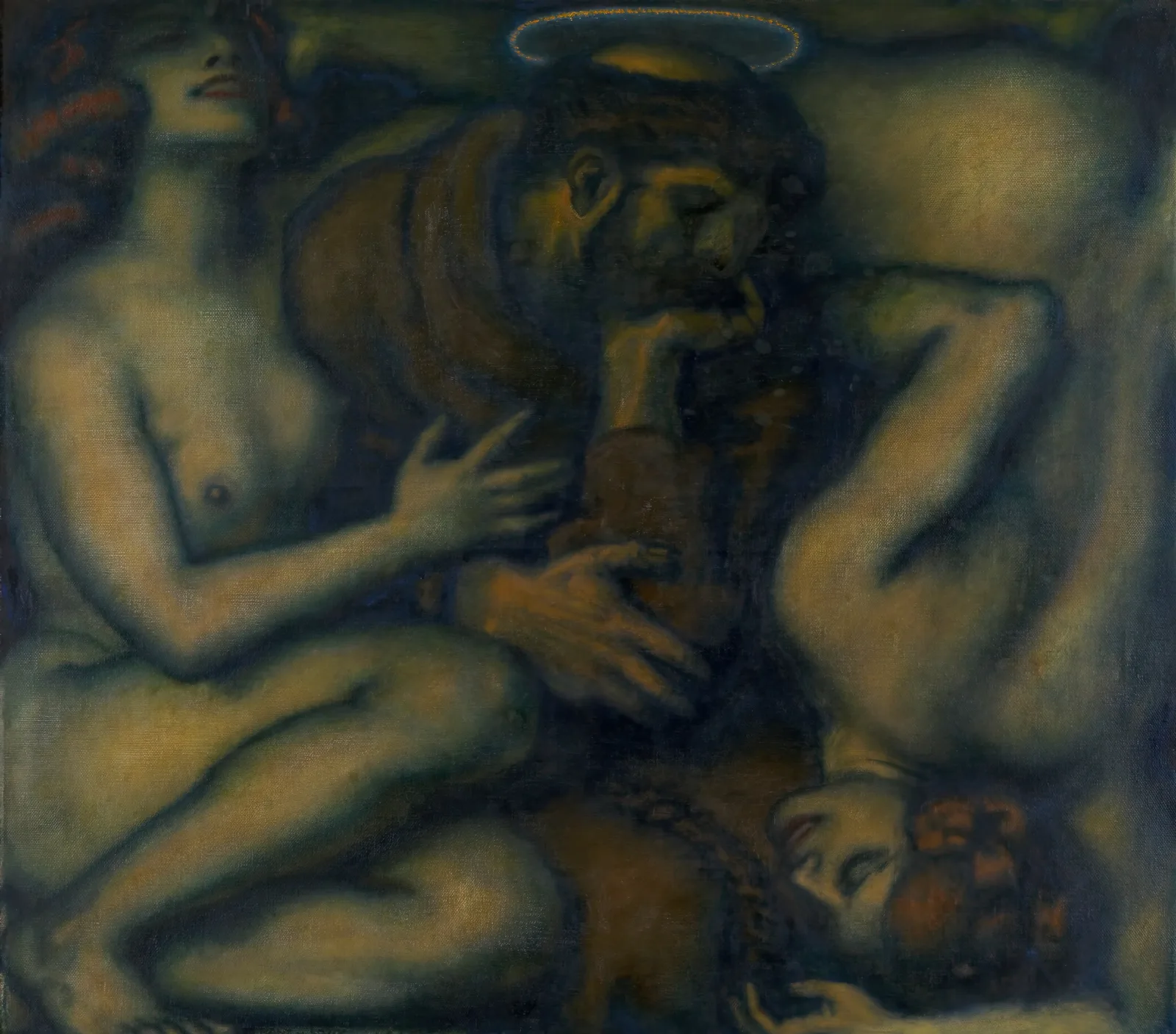 Temptation 3 Wall Art by Franz von Stuck - Canvas Print
