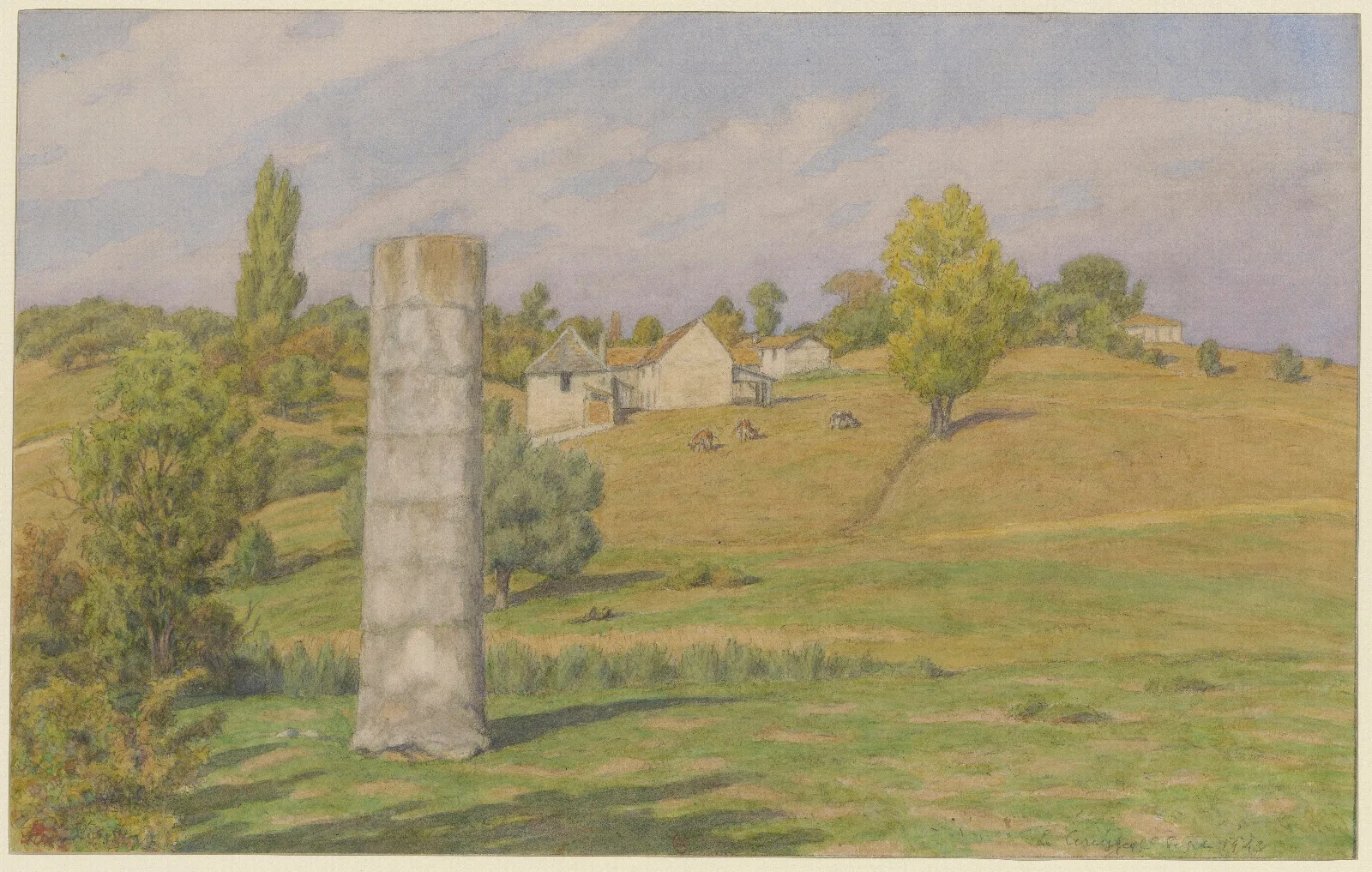 Le Cireygeol Wall Art by Henri Rivière - Canvas Print