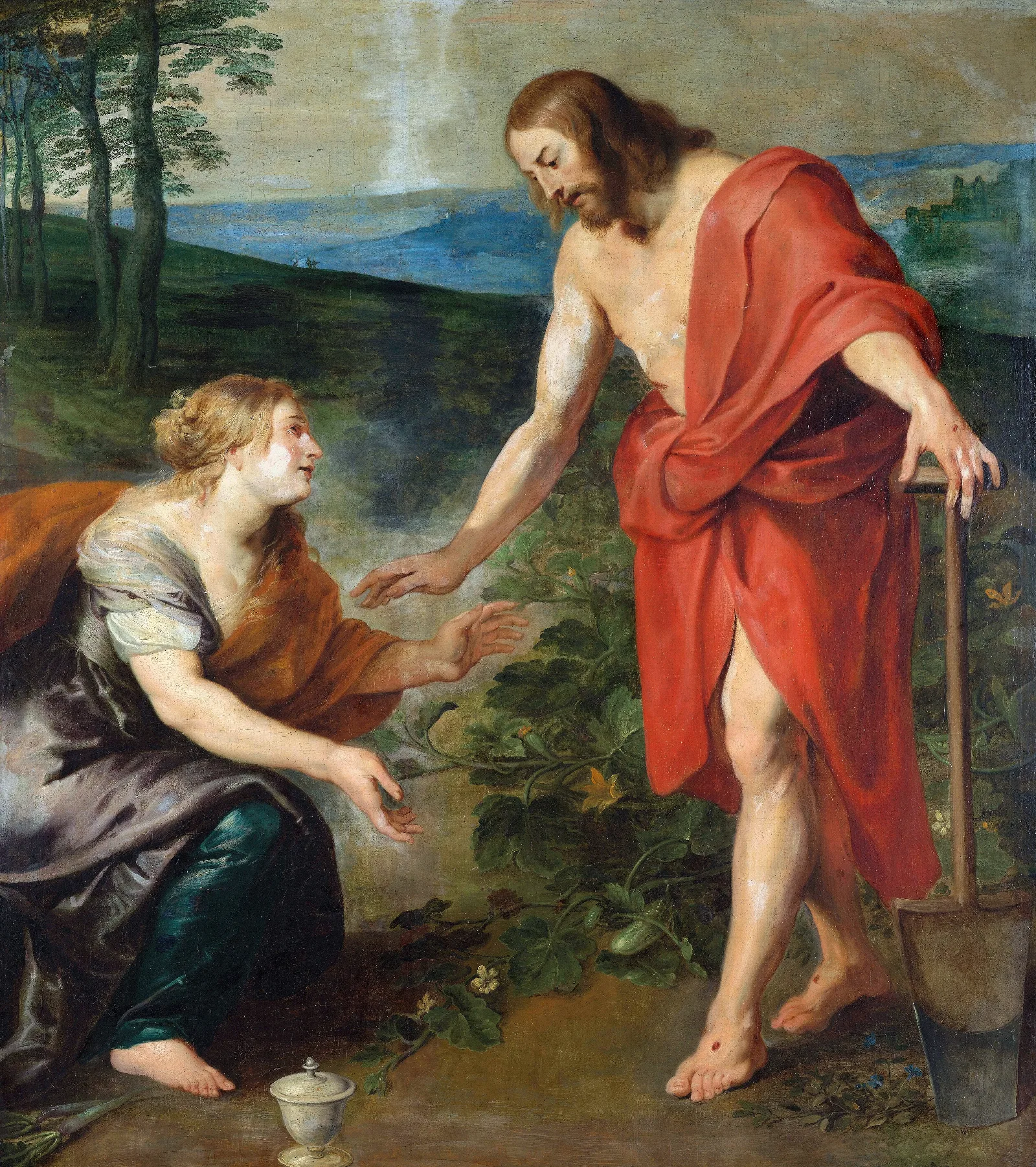 Christ Appears To Mary Magdalene Wall Art by Peter Paul Rubens - Canvas Print