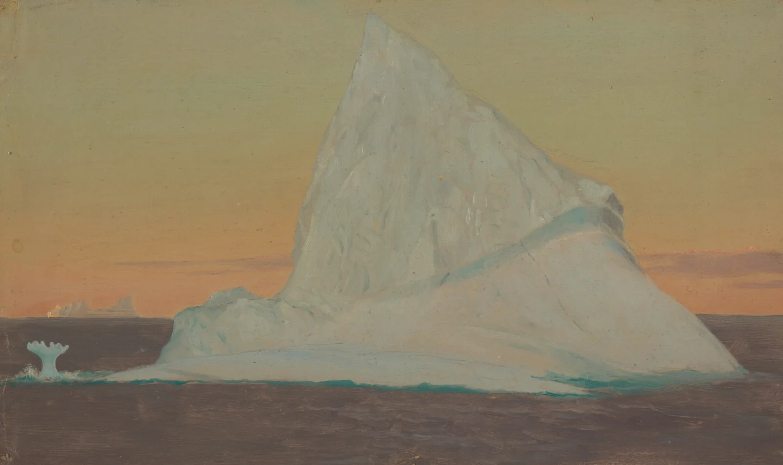 Iceberg And Ice Flower Wall Art by Frederic Edwin Church - Canvas Print