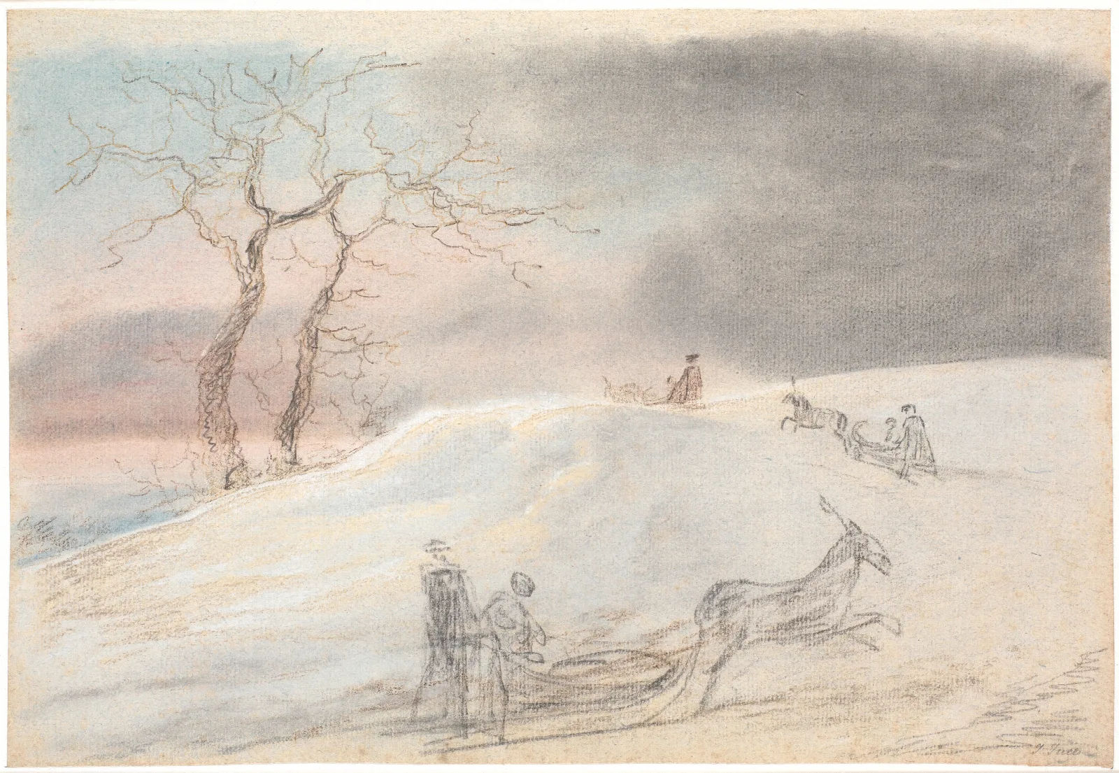 Kanefart I Rimfrost Wall Art by Jens Juel - Canvas Print