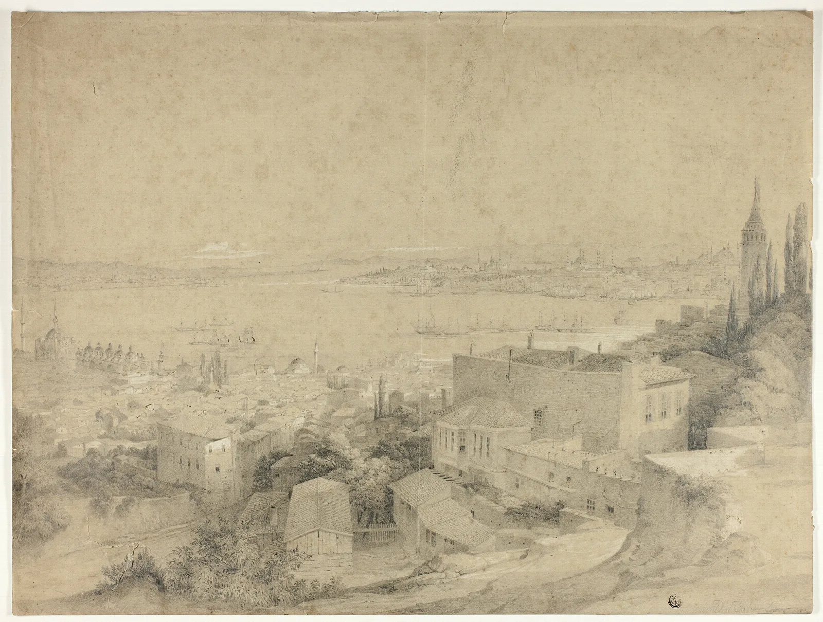 Constantinople 2 Wall Art by David Roberts - Canvas Print