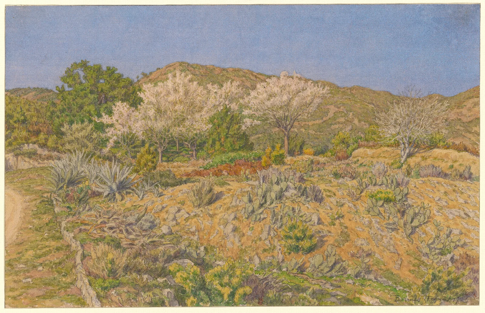 Bormes 2 Wall Art by Henri Rivière - Canvas Print