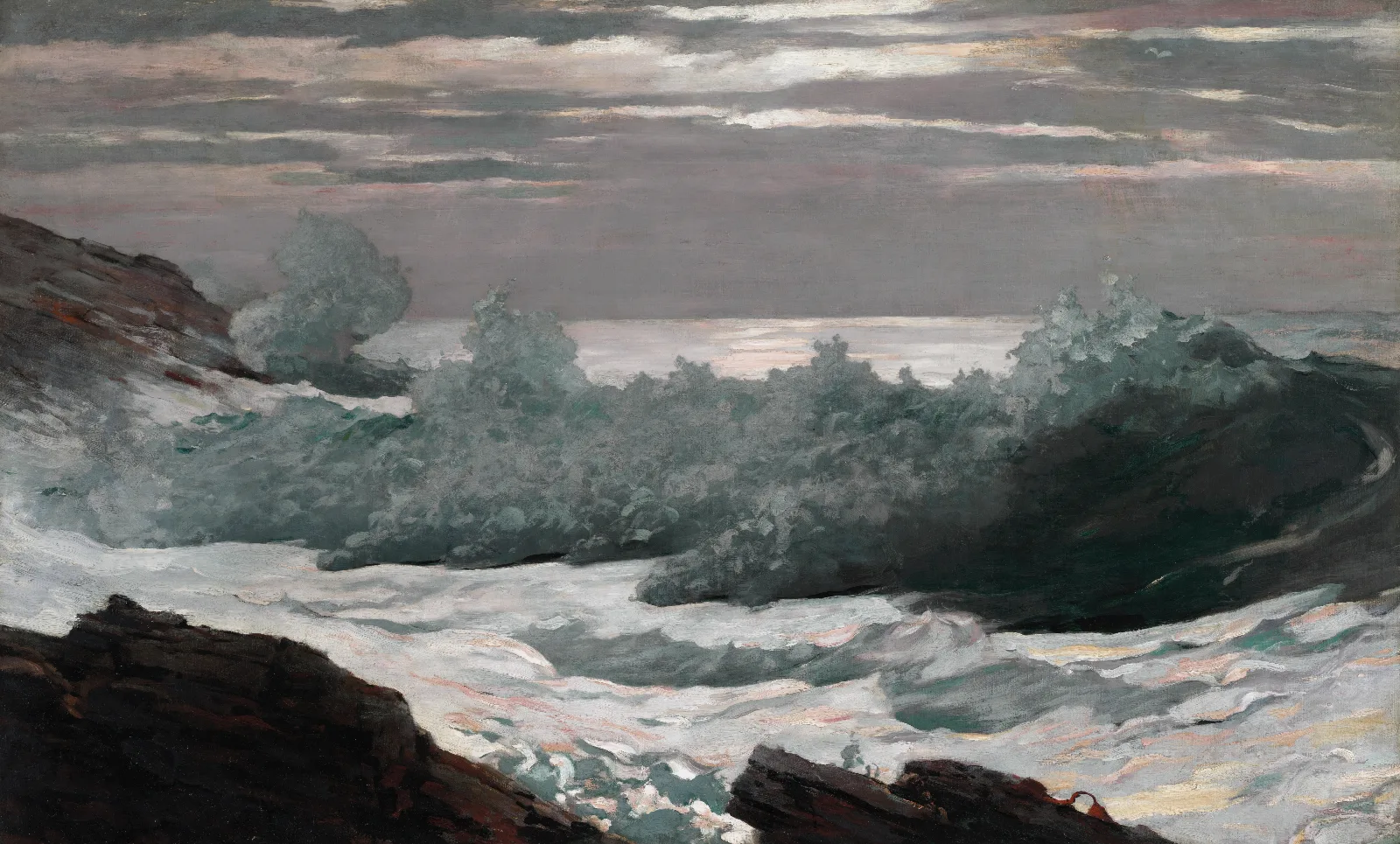 Early Morning After A Storm At Sea 2 Wall Art by Winslow Homer - Canvas Print