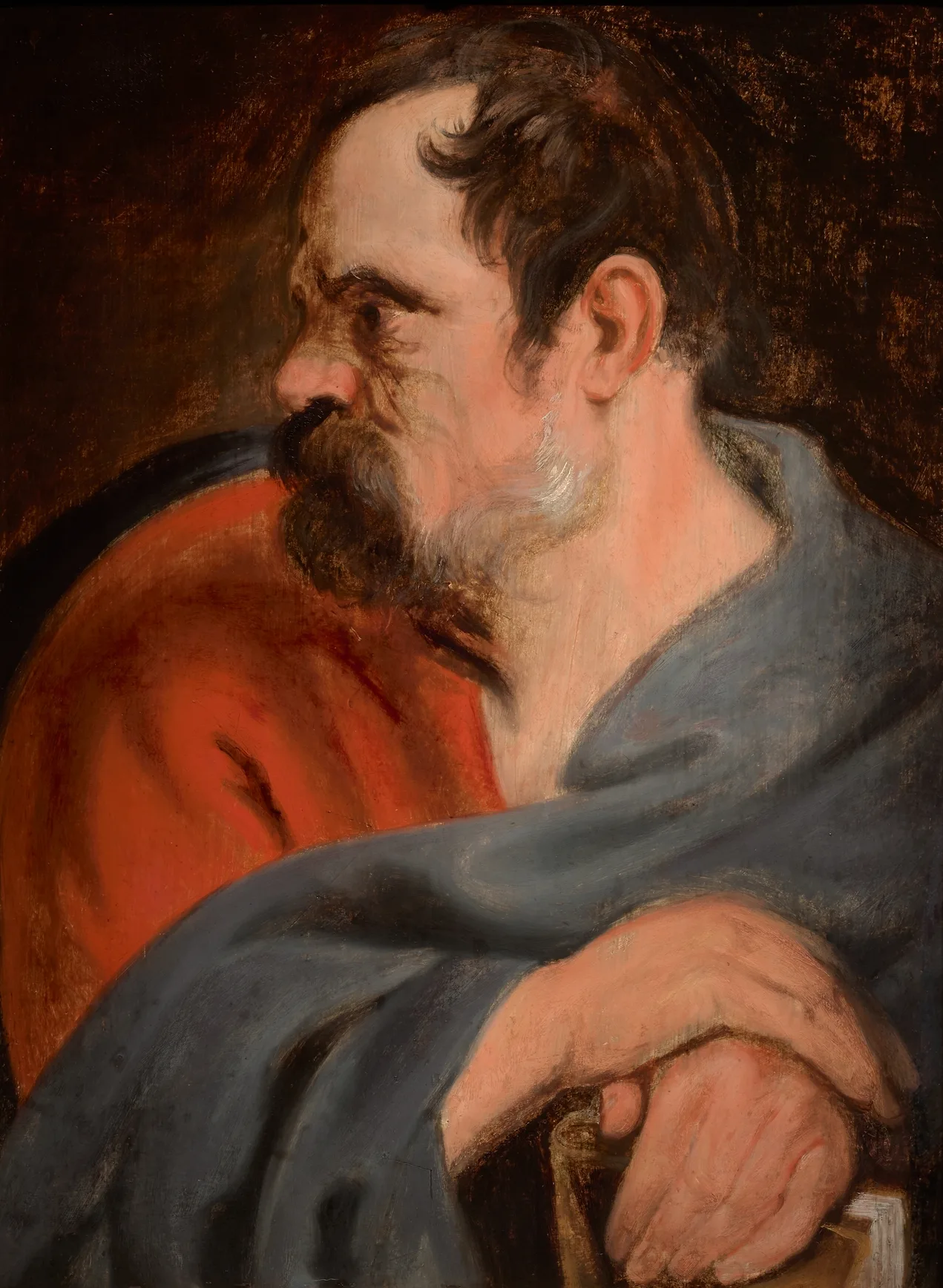 Saint Matthias Wall Art by Anthony van Dyck - Canvas Print