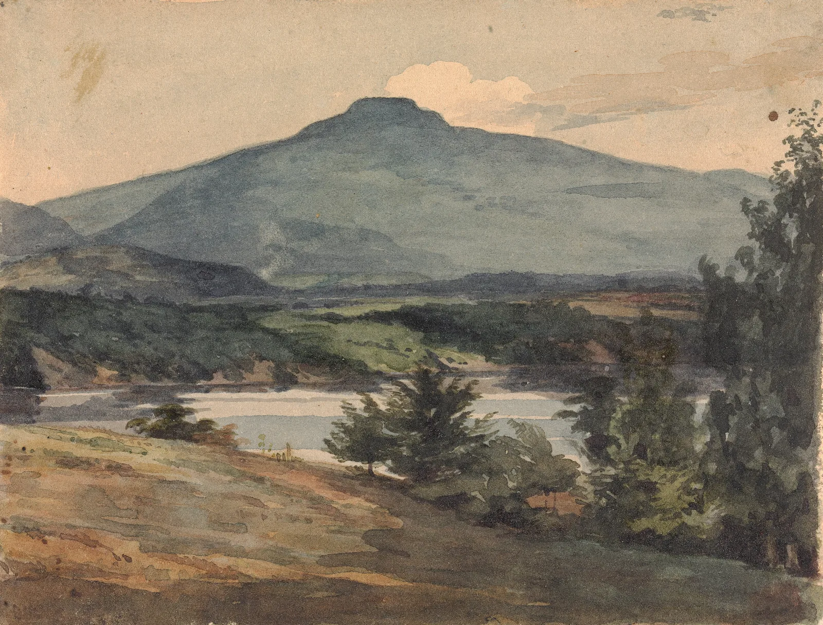 Catskill From J R Livingstons Ts Wall Art by Thomas Sully - Canvas Print