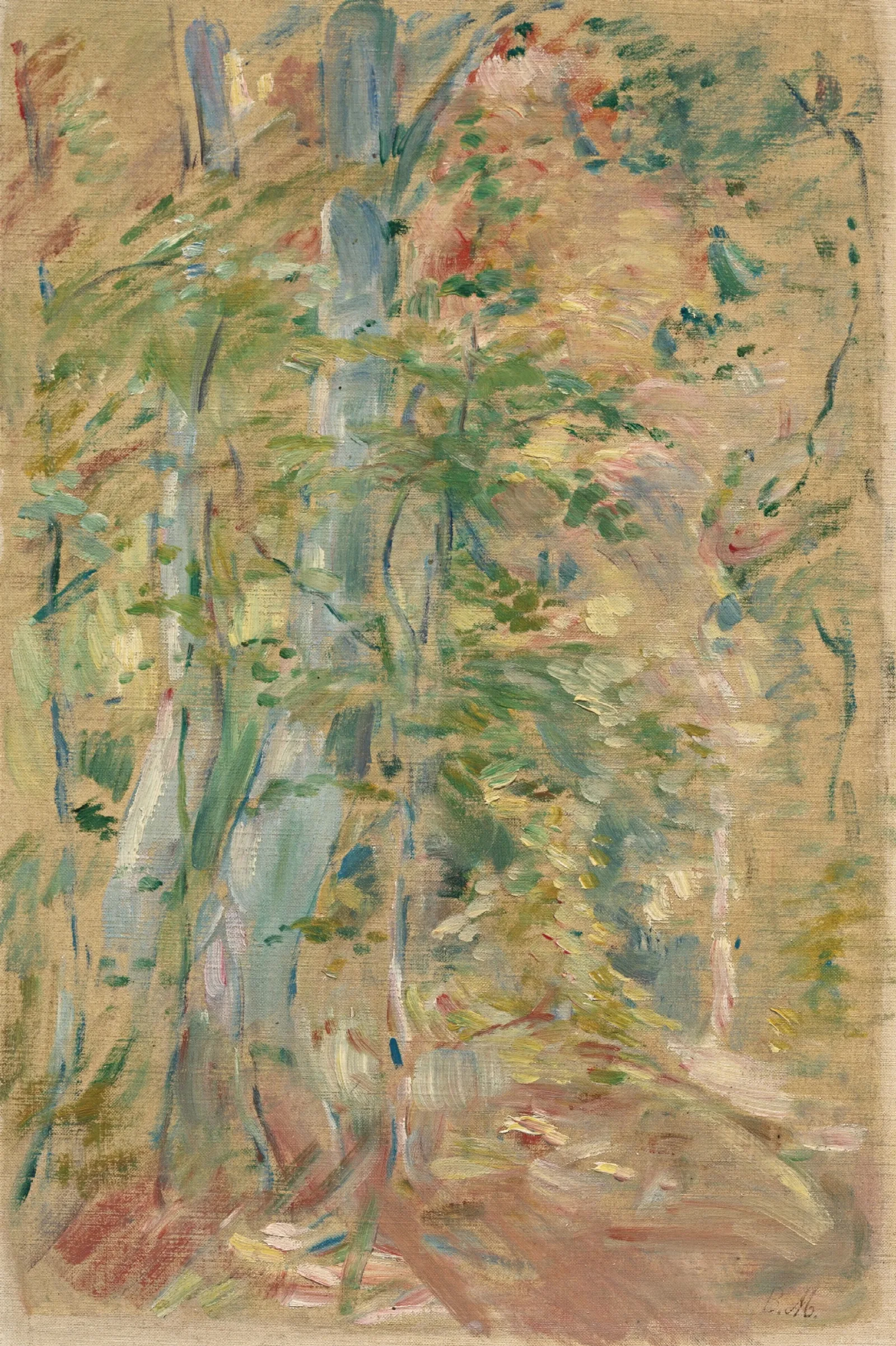Etude De Foret Wall Art by Berthe Morisot - Canvas Print