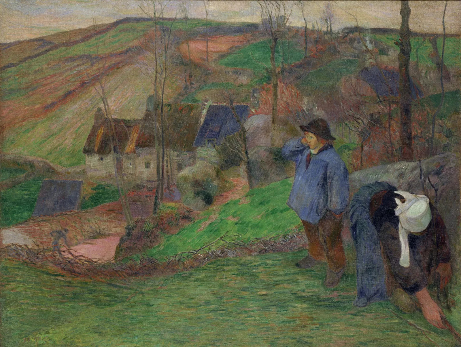Landscape Of Brittany Wall Art by Paul Gauguin - Canvas Print