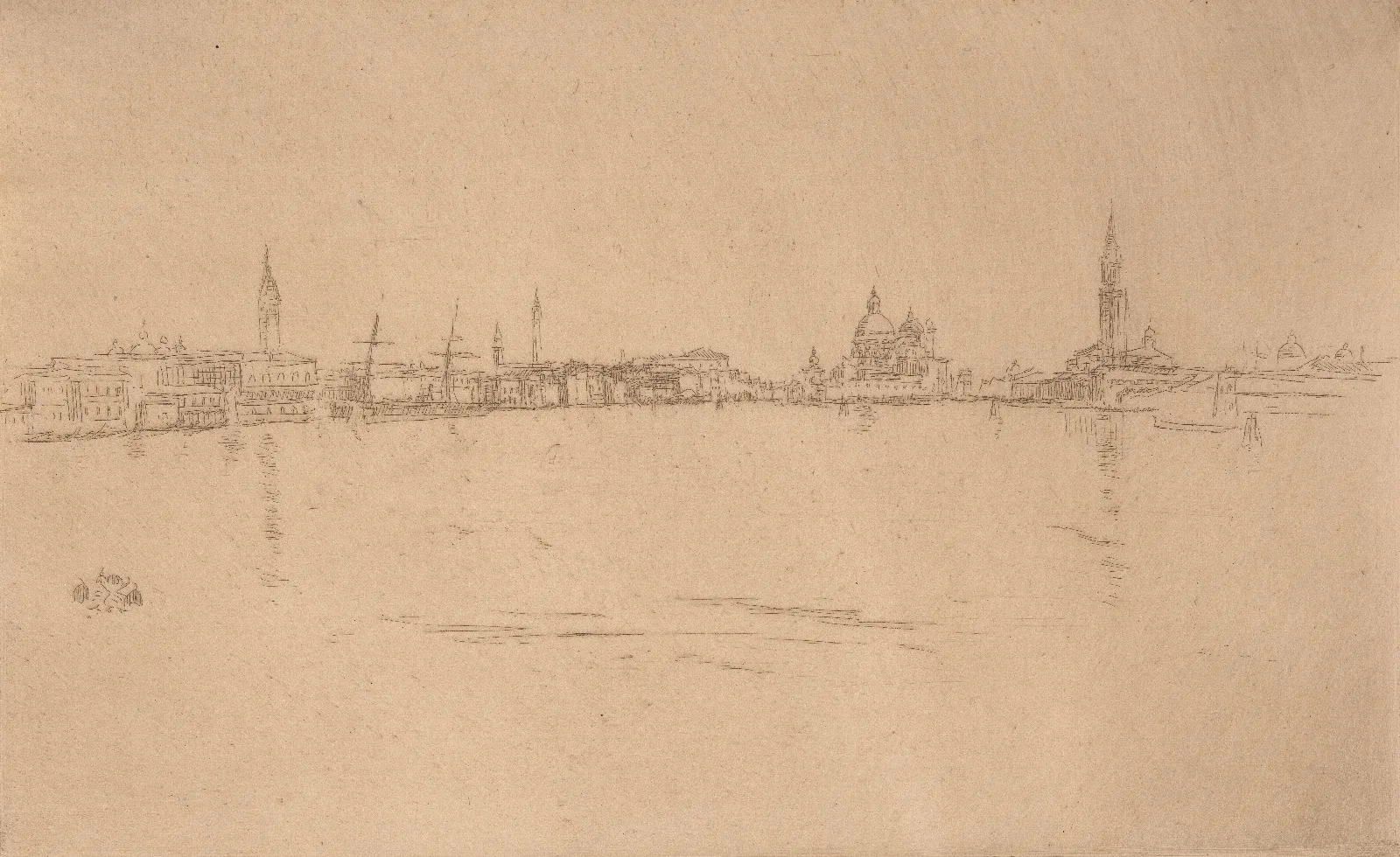 La Salute Dawn 2 Wall Art by James Abbott McNeill Whistler - Canvas Print