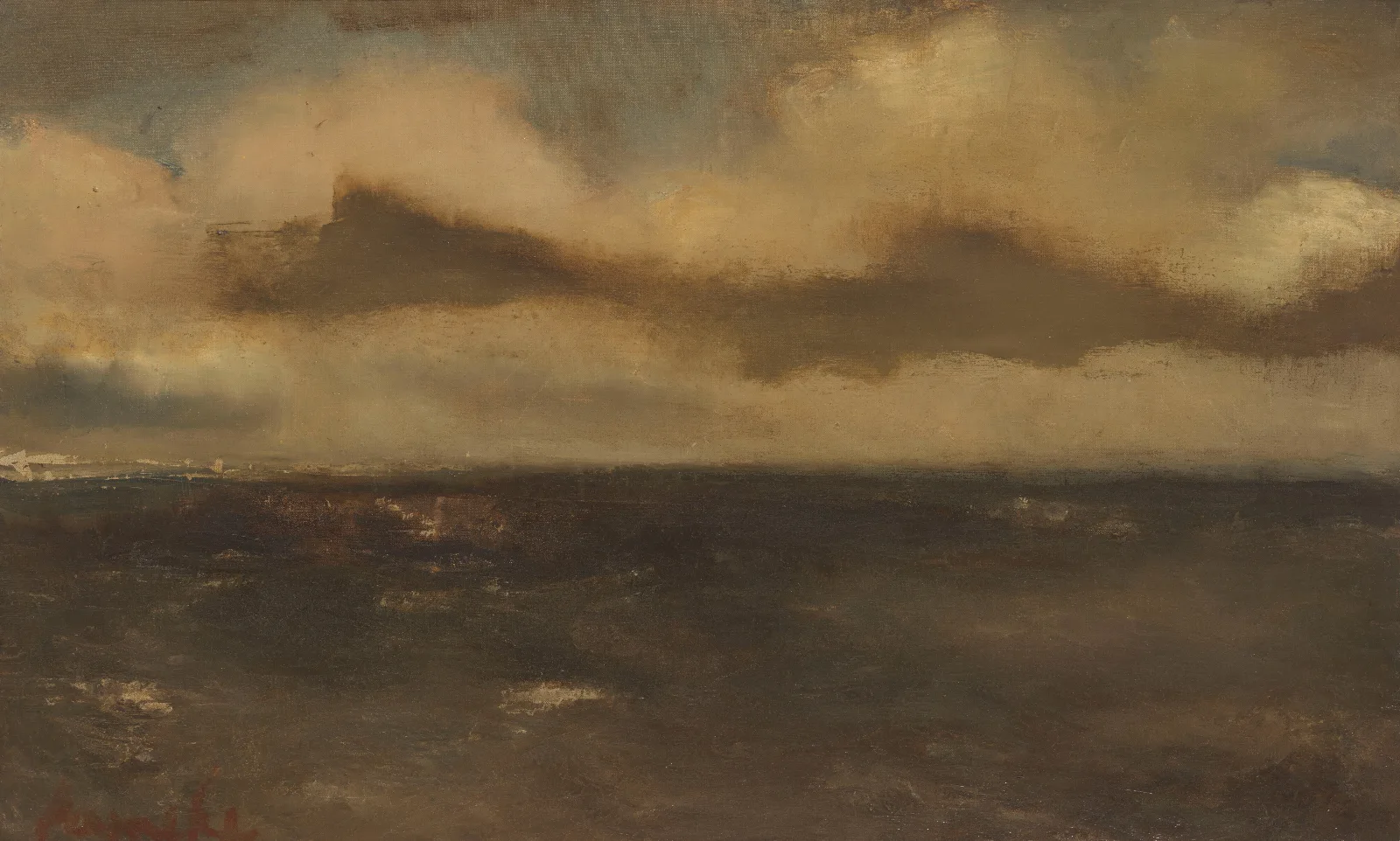 Marine 26 Wall Art by Constant Permeke - Canvas Print