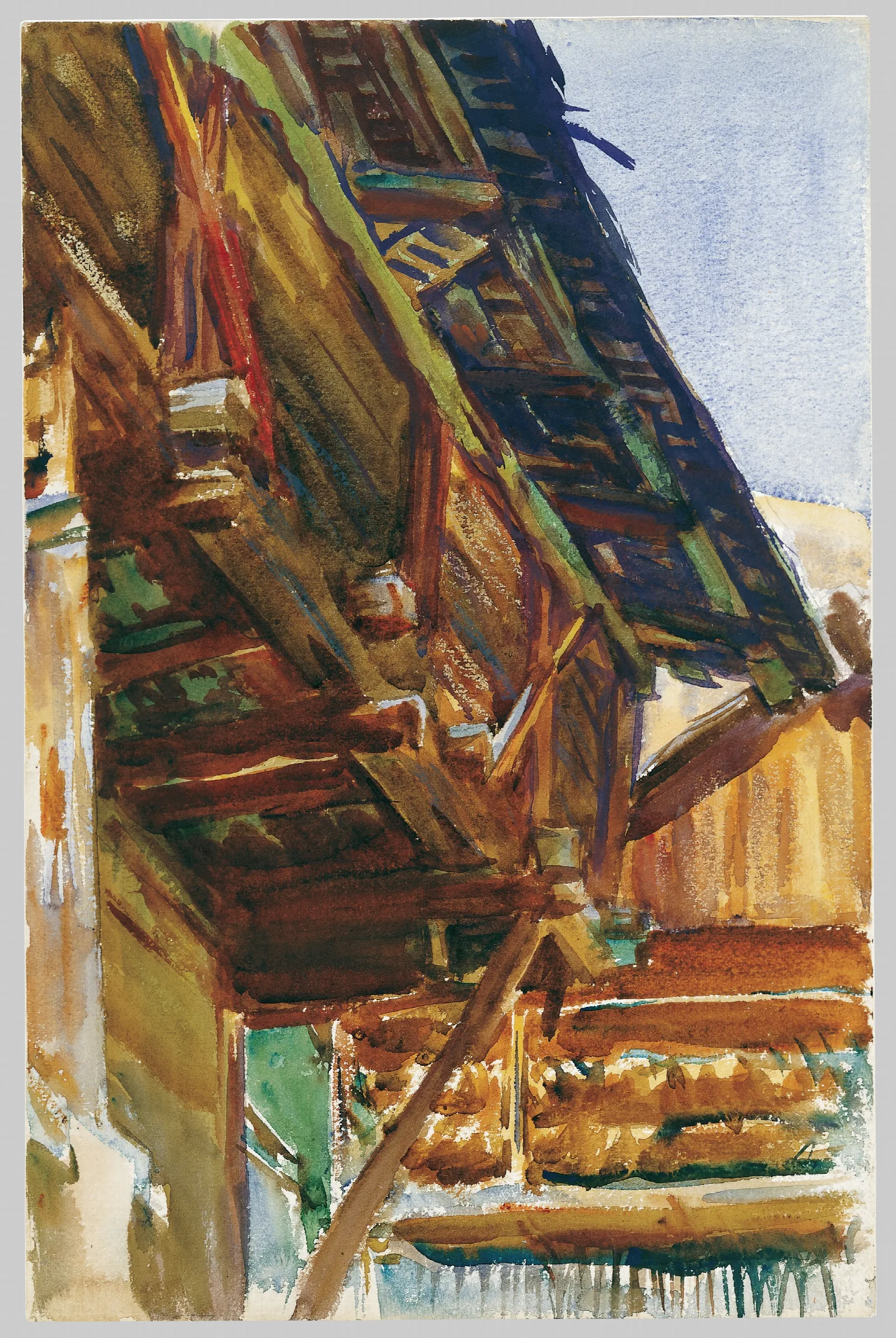 Chalet Wall Art by John Singer Sargent - Canvas Print