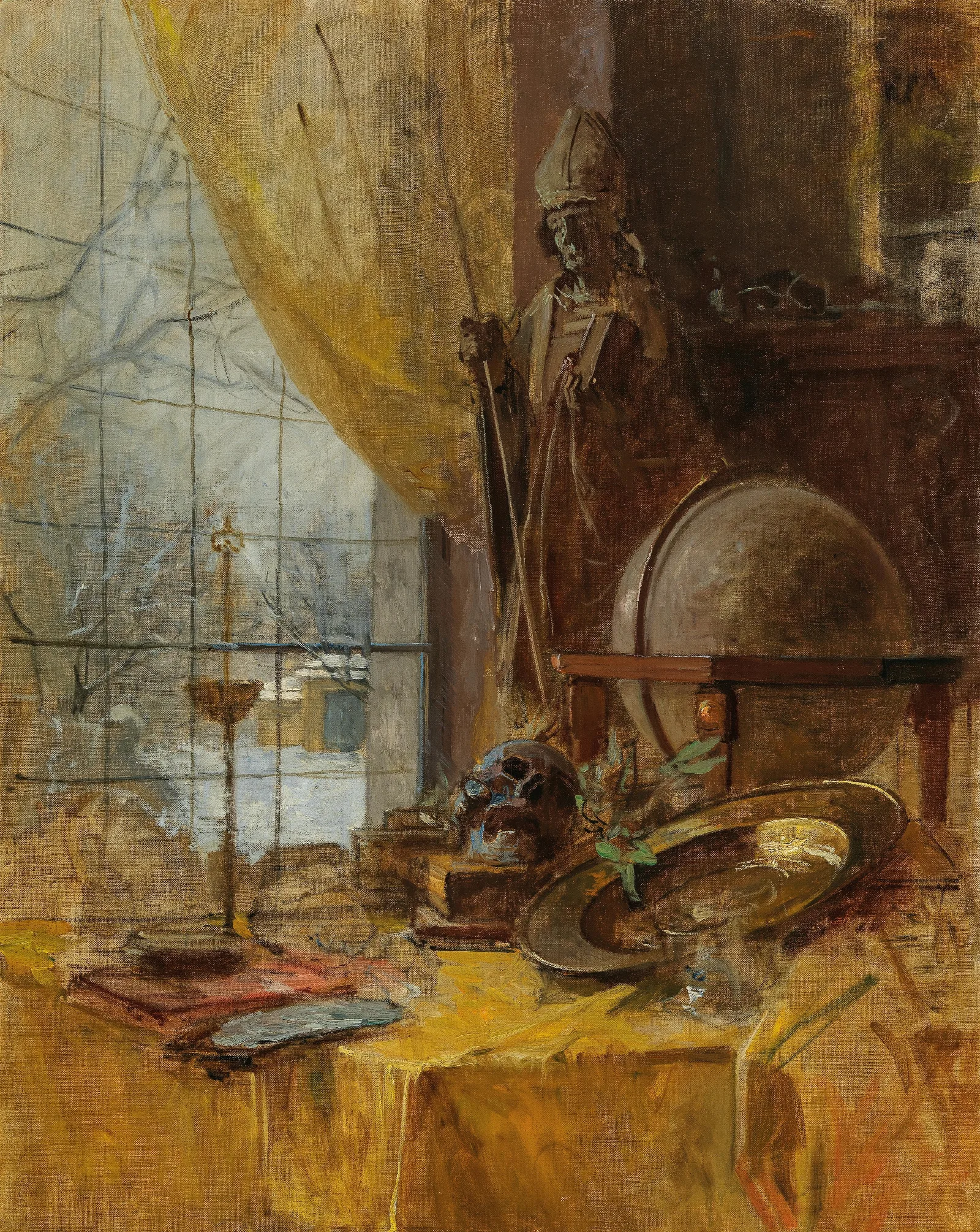 Atelieransicht Wall Art by Carl Moll - Canvas Print