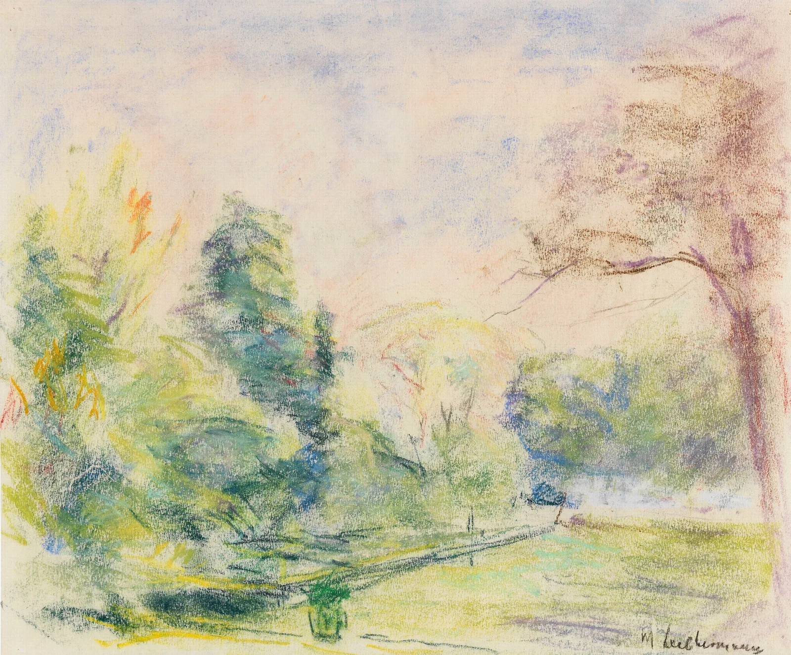 Blick In Meinen Garten Wall Art by Max Liebermann - Canvas Print