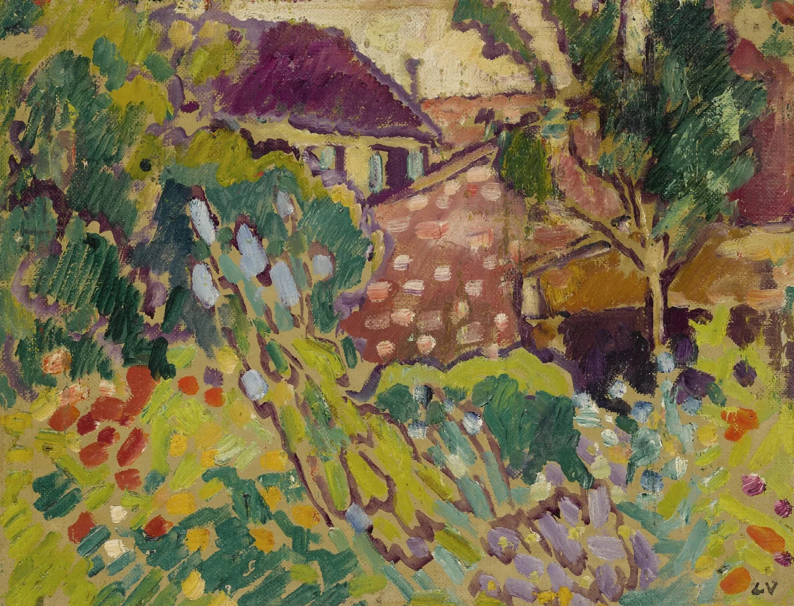 Jardin De Choisel Wall Art by Louis Valtat - Canvas Print