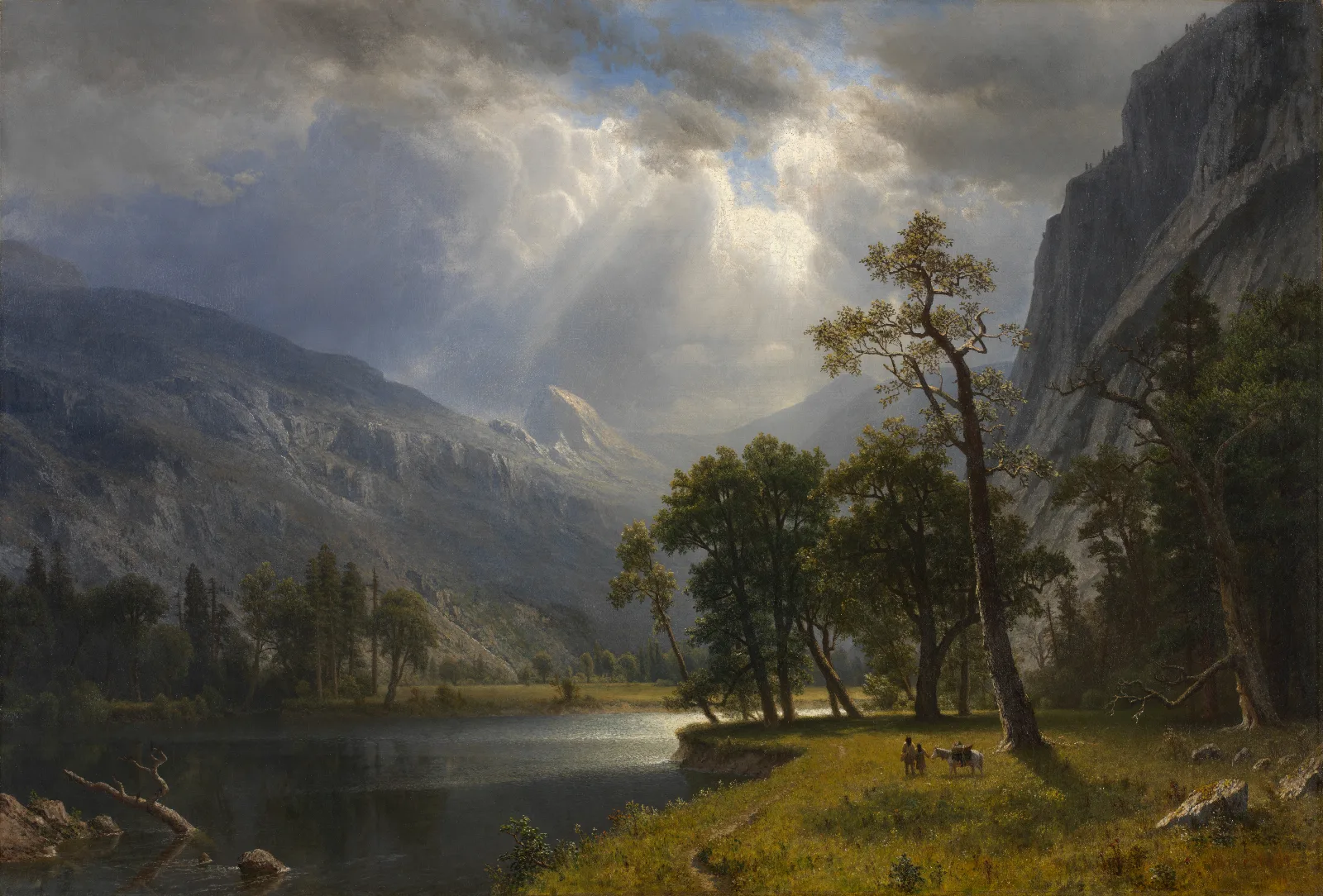 Mount Starr King Yosemite Wall Art by Albert Bierstadt - Canvas Print