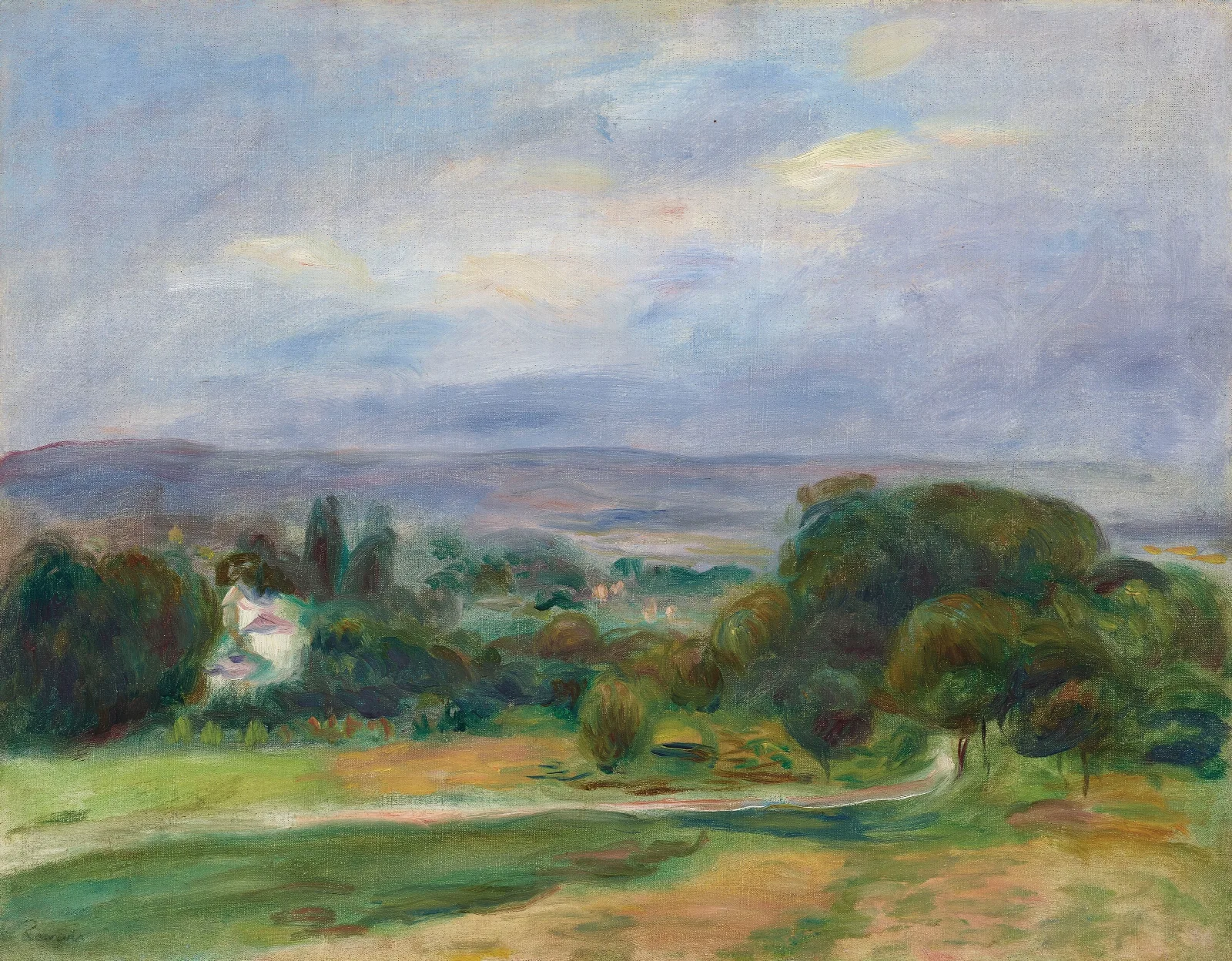 Le Sentier Wall Art by Pierre-Auguste Renoir - Canvas Print