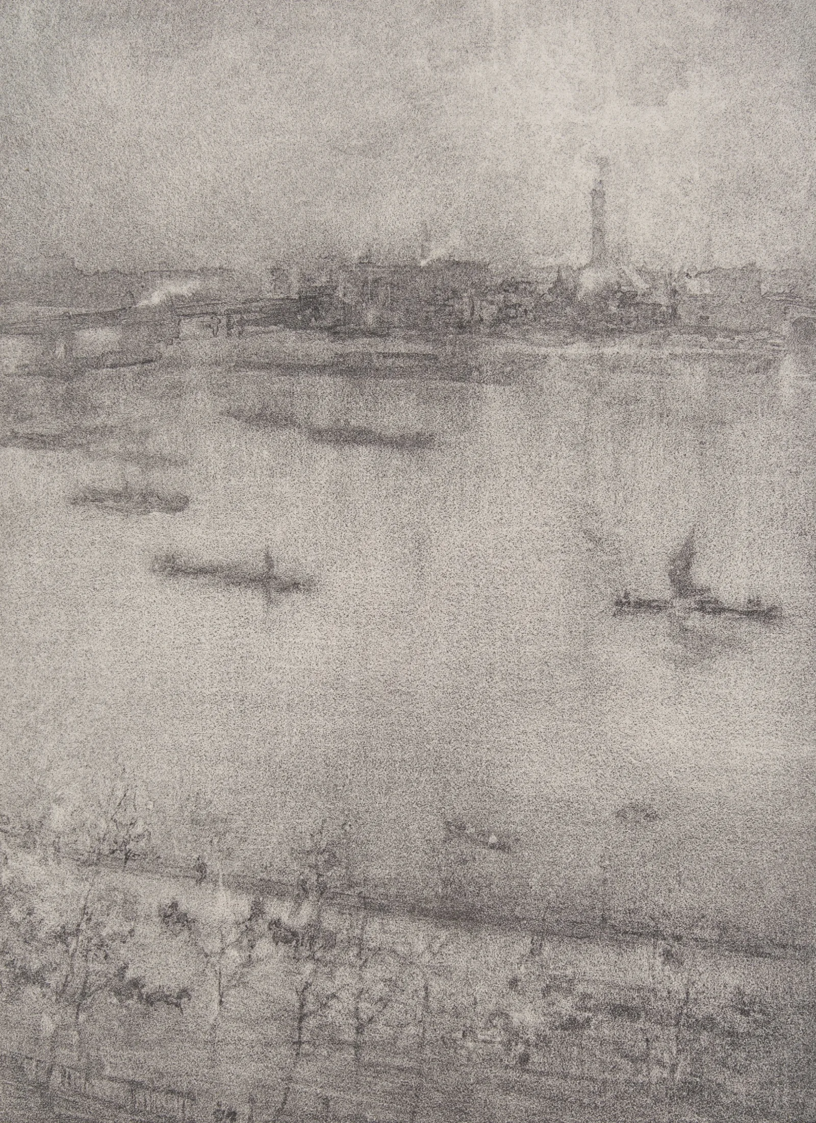 The Thames 2 Wall Art by James Abbott McNeill Whistler - Canvas Print
