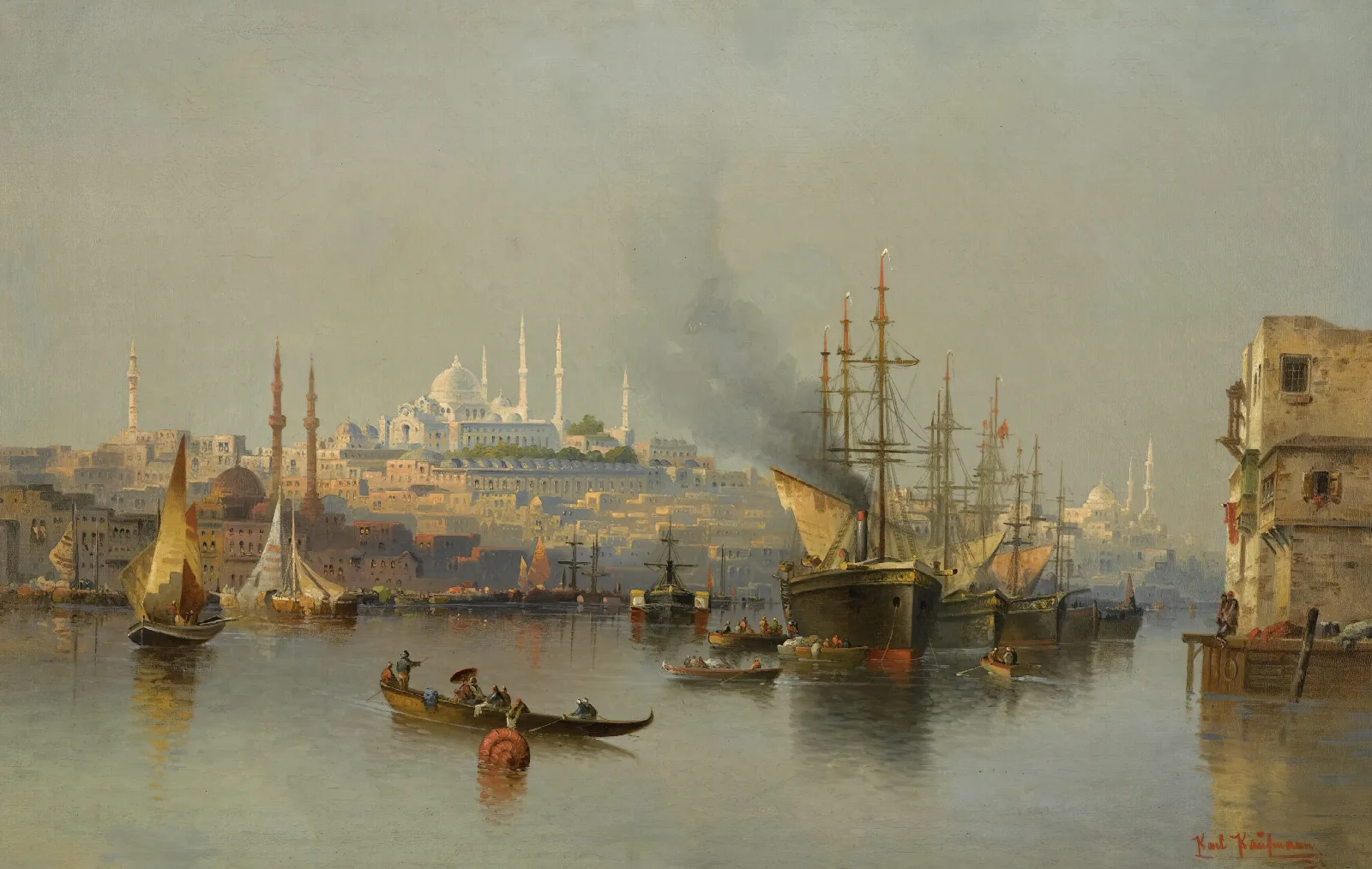 Constantinople Wall Art by Karl Kaufmann - Canvas Print
