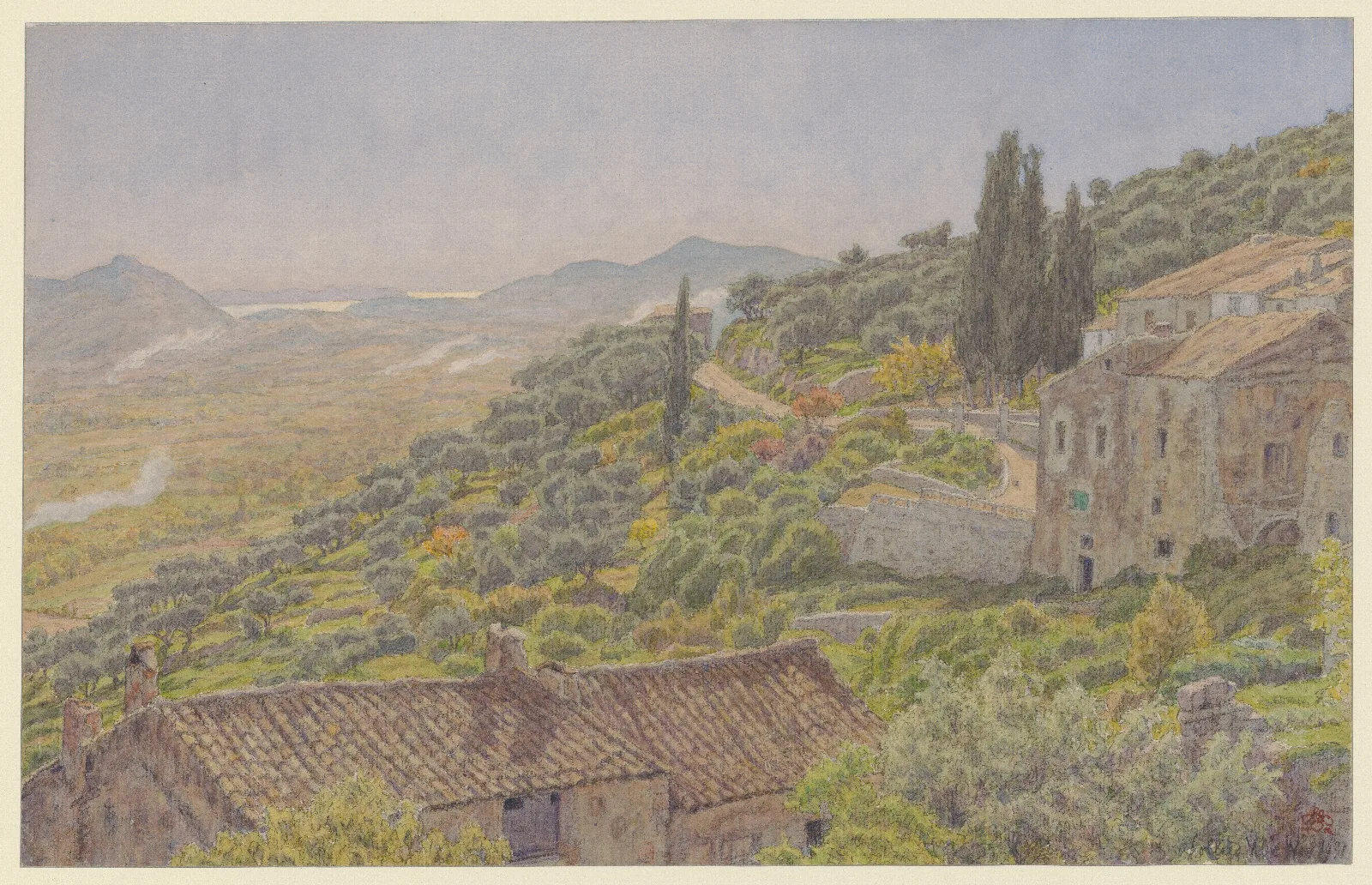 Sollies Ville 2 Wall Art by Henri Rivière - Canvas Print