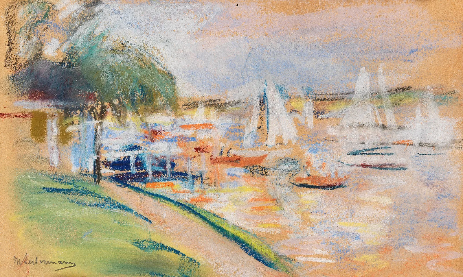 Wannsee Wall Art by Max Liebermann - Canvas Print