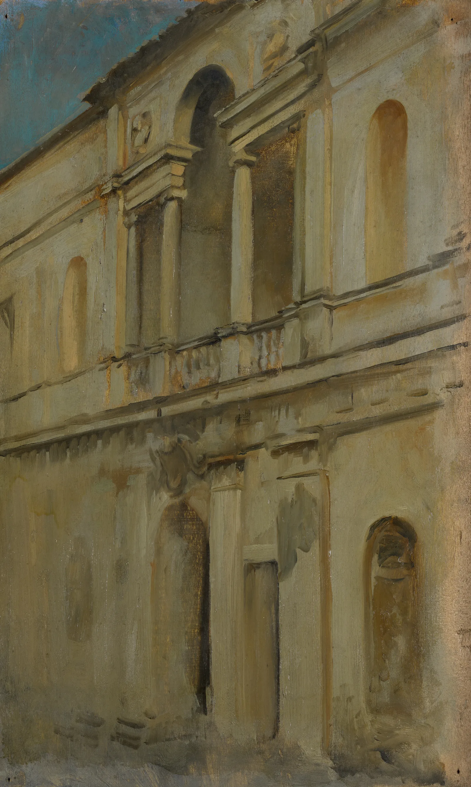 Architectural Study 3 Wall Art by Edwin Austin Abbey - Canvas Print