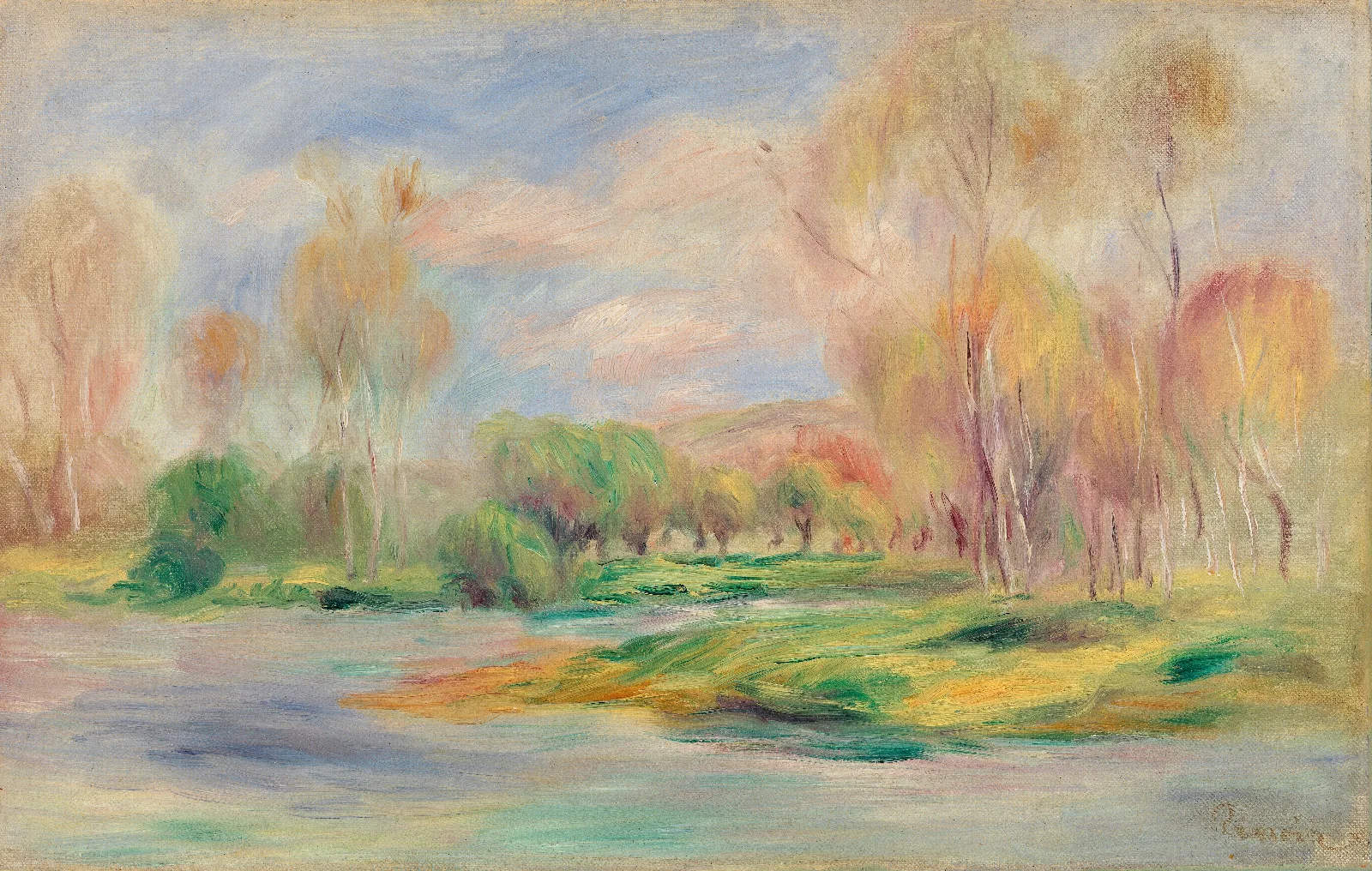 Landscape Paysage Ii Wall Art by Pierre-Auguste Renoir - Canvas Print