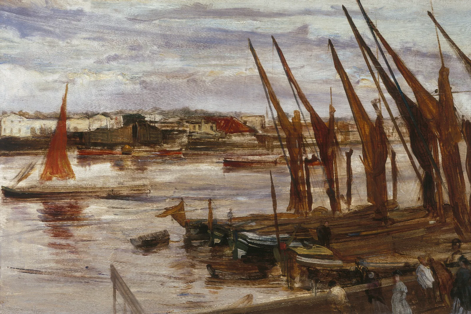 Battersea Reach Wall Art by James Abbott McNeill Whistler - Canvas Print