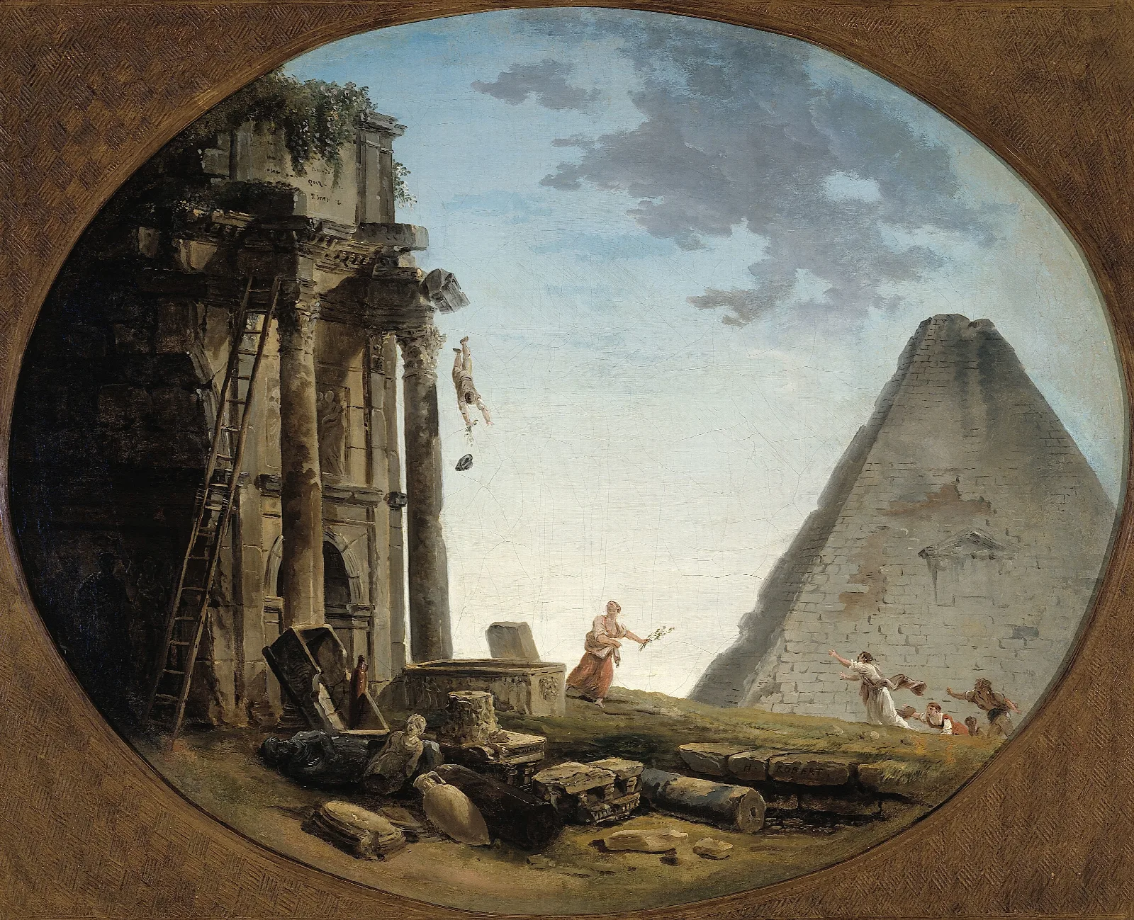 Laccident Wall Art by Hubert Robert - Canvas Print