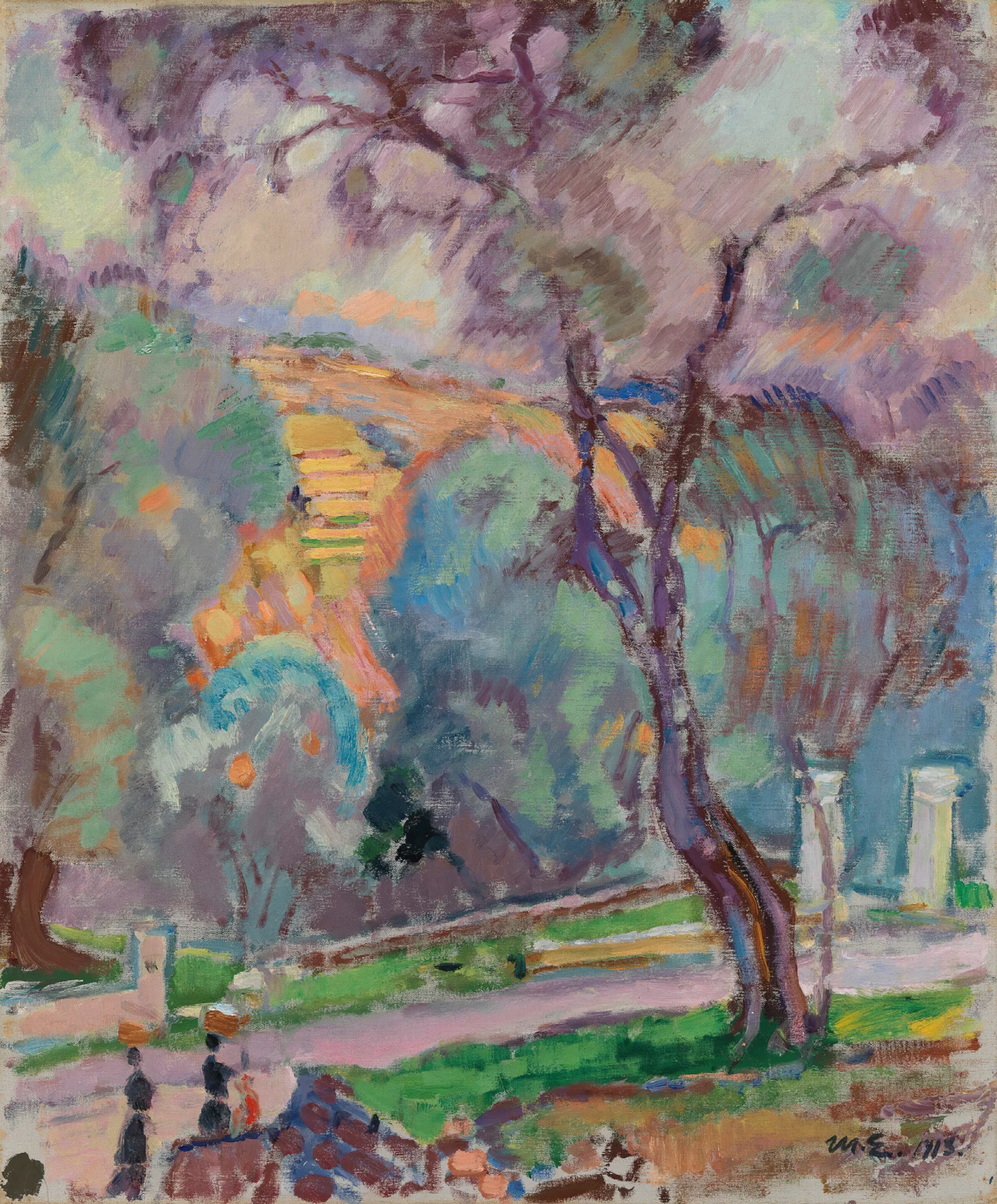 Park View From San Remo Wall Art by Magnus Enckell - Canvas Print
