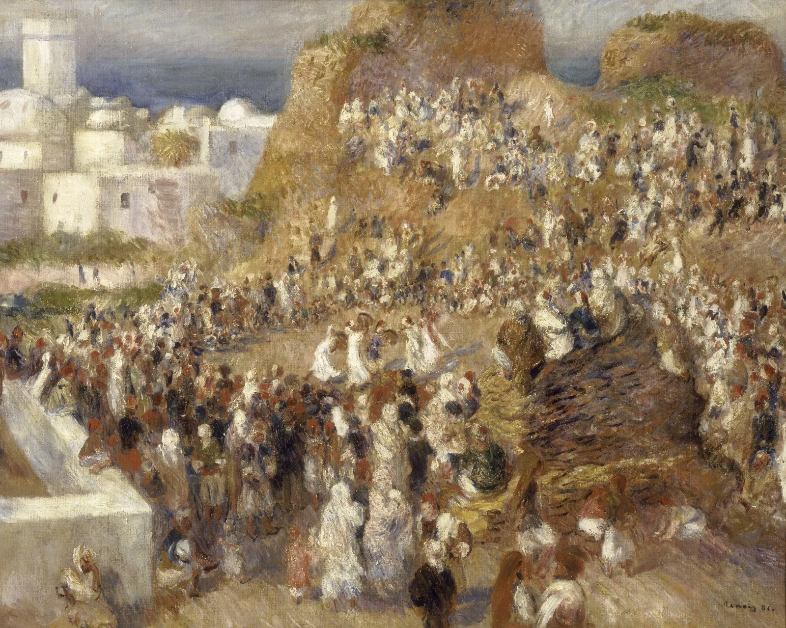 The Mosque Wall Art by Pierre-Auguste Renoir - Canvas Print